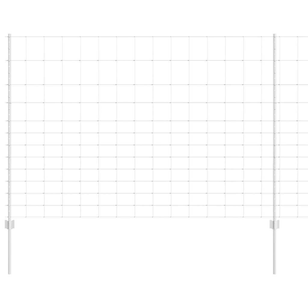 Hek met Paal Zilver 1,5 x 50 m Staal is nu te koop bij PeponiXL, paradijselijk wonen!