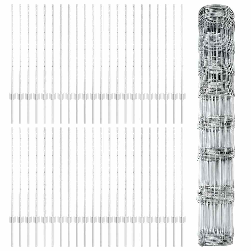 Hek met Paal Zilver 1 x 100 m is nu te koop bij PeponiXL, paradijselijk wonen!