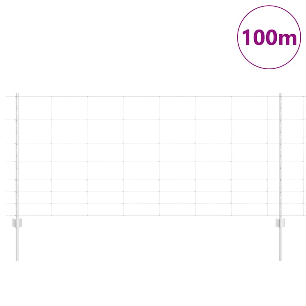 Hek met Paal Zilver 1 x 100 m is nu te koop bij PeponiXL, paradijselijk wonen!