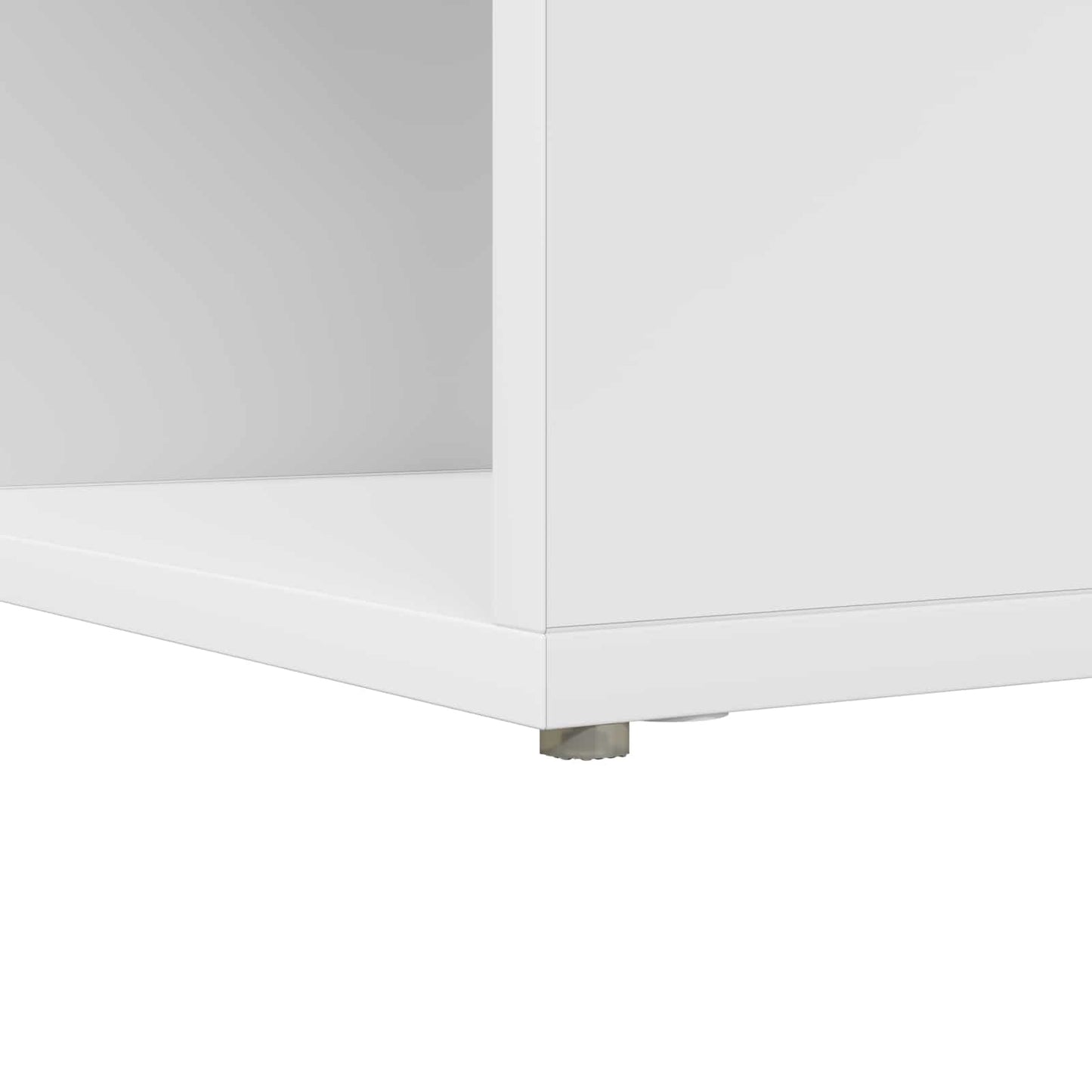 Hoekbureau met plank Wit 101,5 x 149,5 x 149,5 cm Bewerkt hout