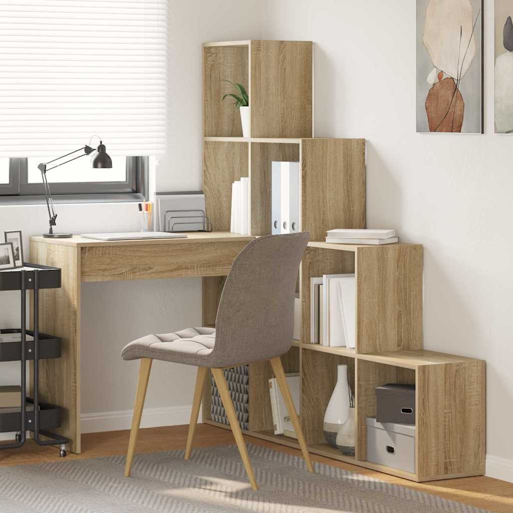 Hoekbureau Sonoma Eiken 101,5 x 149,5 x 149,5 cm Bewerkt hout is nu te koop bij PeponiXL, paradijselijk wonen!
