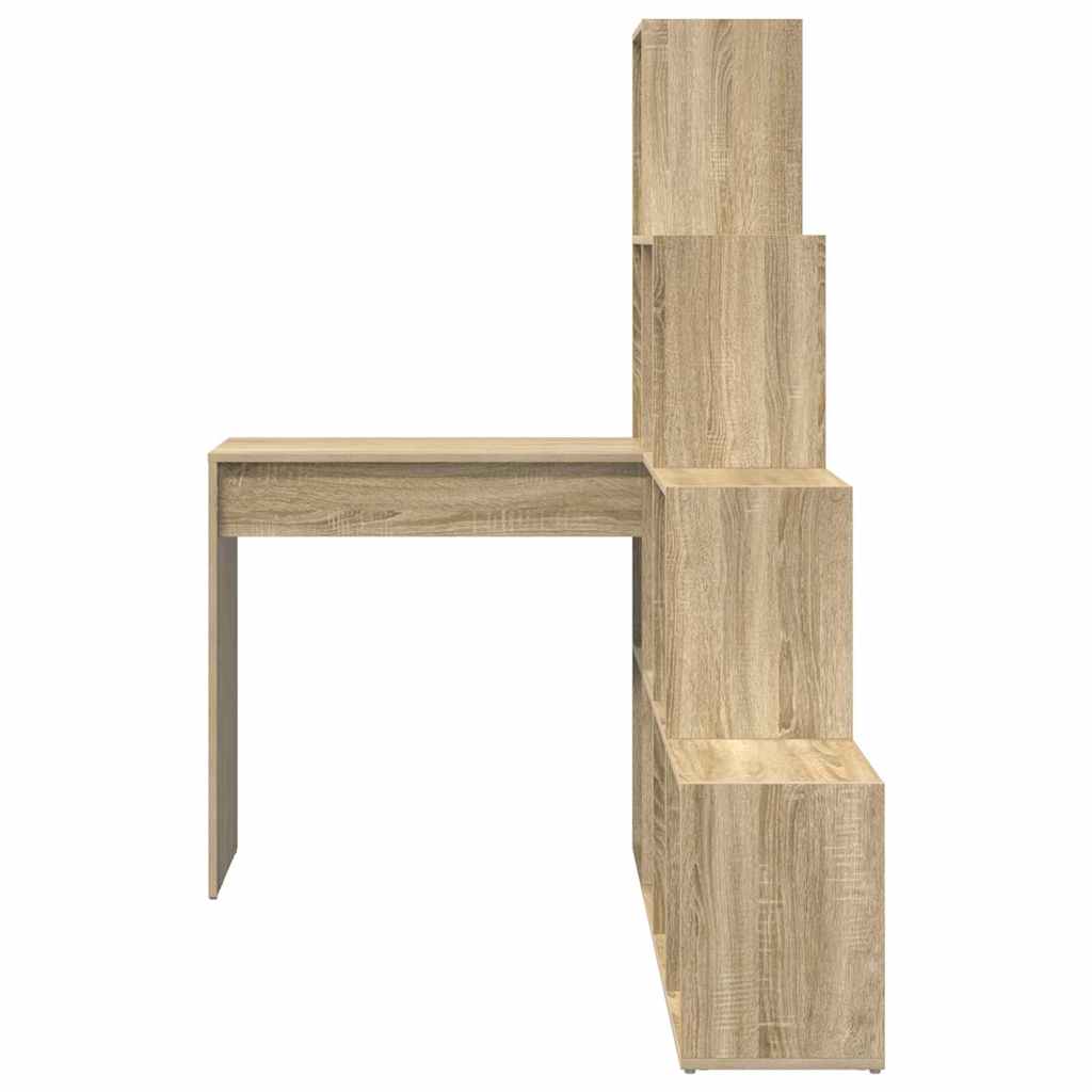 Hoekbureau Sonoma Eiken 101,5 x 149,5 x 149,5 cm Bewerkt hout is nu te koop bij PeponiXL, paradijselijk wonen!