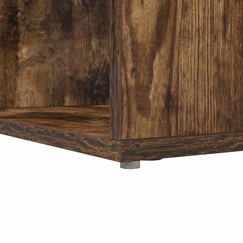 Hoekbureau Gerookt eiken 101,5 x 149,5 x 149,5 cm Bewerkt hout is nu te koop bij PeponiXL, paradijselijk wonen!