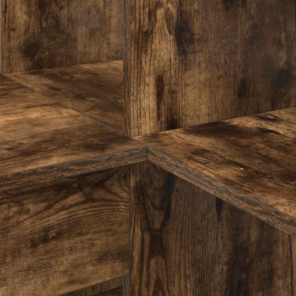 Hoekbureau Gerookt eiken 101,5 x 149,5 x 149,5 cm Bewerkt hout is nu te koop bij PeponiXL, paradijselijk wonen!