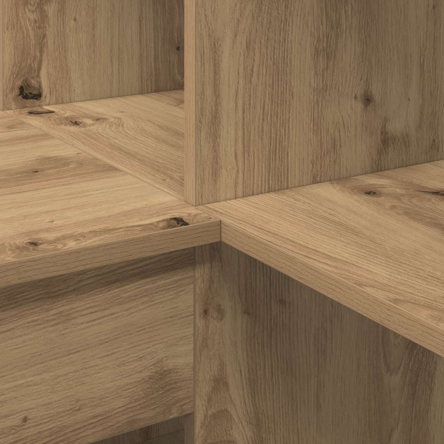 Hoekbureau Artisan Eiken Bewerkt hout 101,5 x 149,5 x 149,5 cm is nu te koop bij PeponiXL, paradijselijk wonen!