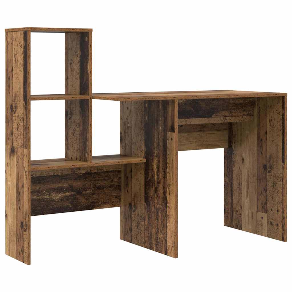 Bureau met lade Oud Hout 131,5 x 50 x 106,5 cm Bewerkt hout is nu te koop bij PeponiXL, paradijselijk wonen!