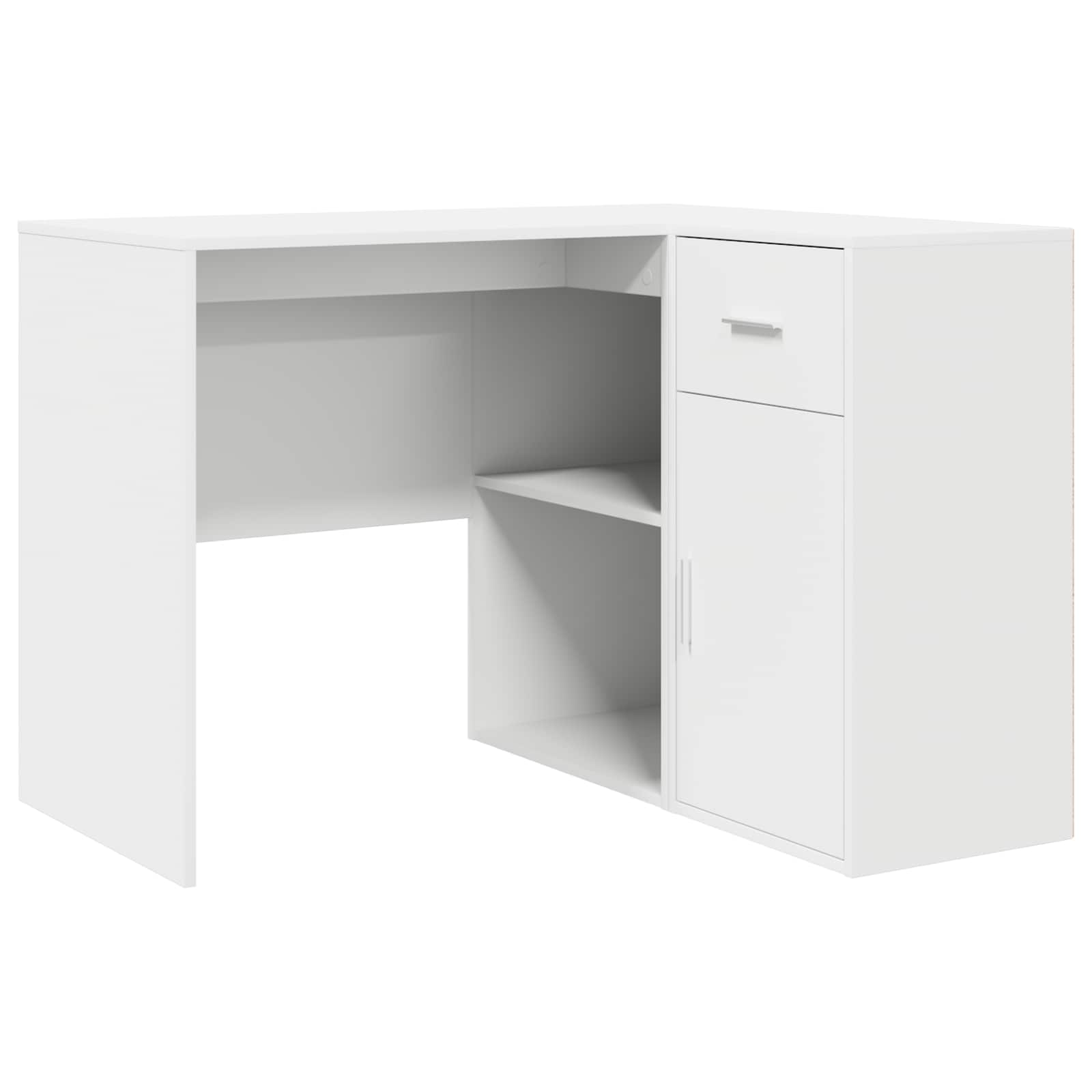 Hoekbureau met lade Wit 102 x 88 x 75 cm is nu te koop bij PeponiXL, paradijselijk wonen!