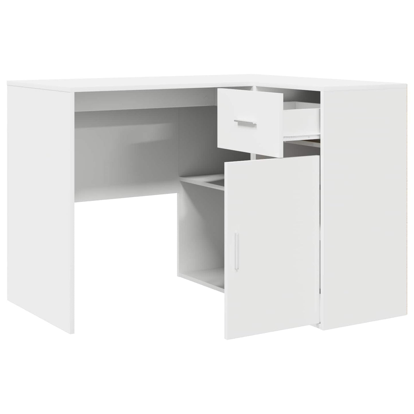 Hoekbureau met lade Wit 102 x 88 x 75 cm is nu te koop bij PeponiXL, paradijselijk wonen!