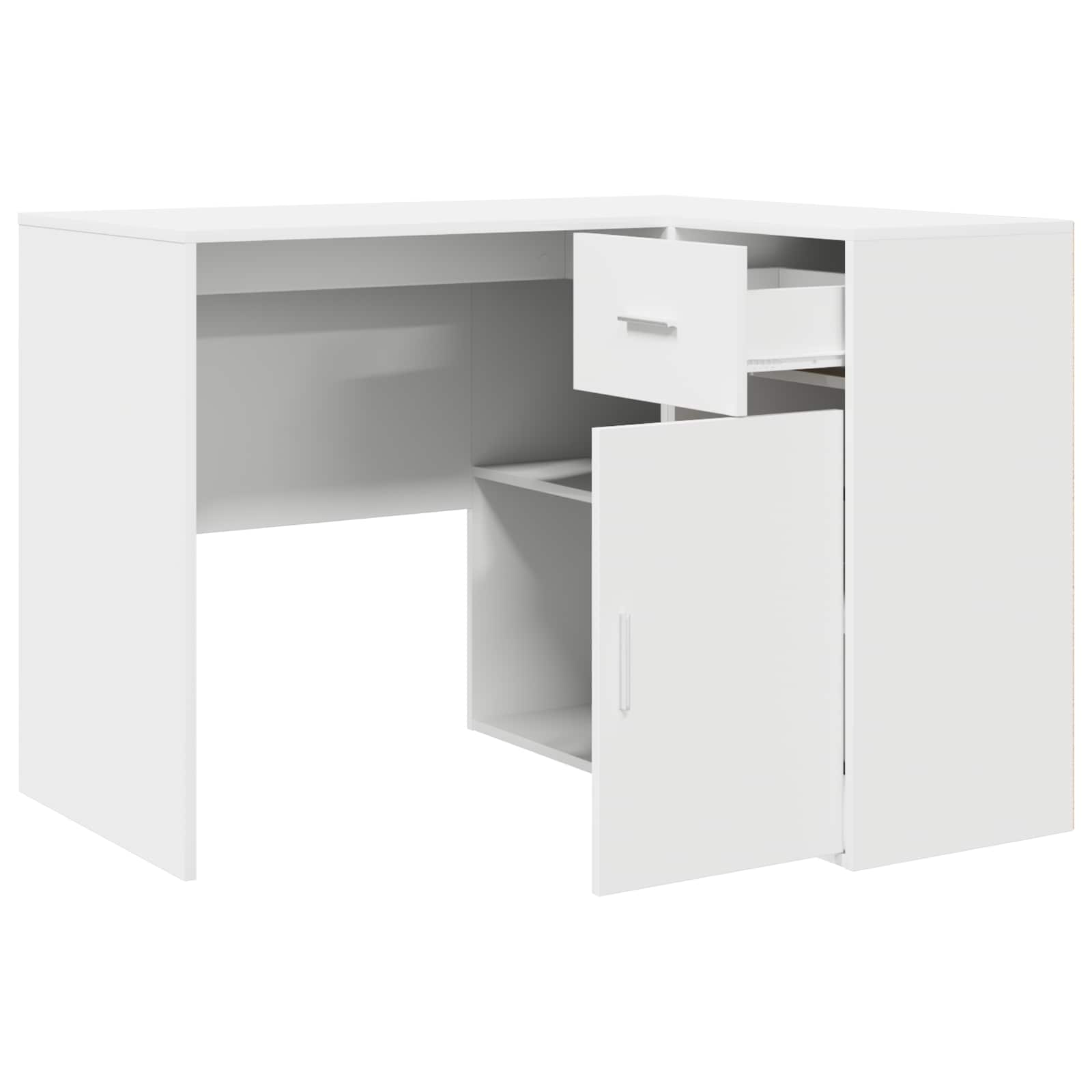 Hoekbureau met lade Wit 102 x 88 x 75 cm is nu te koop bij PeponiXL, paradijselijk wonen!