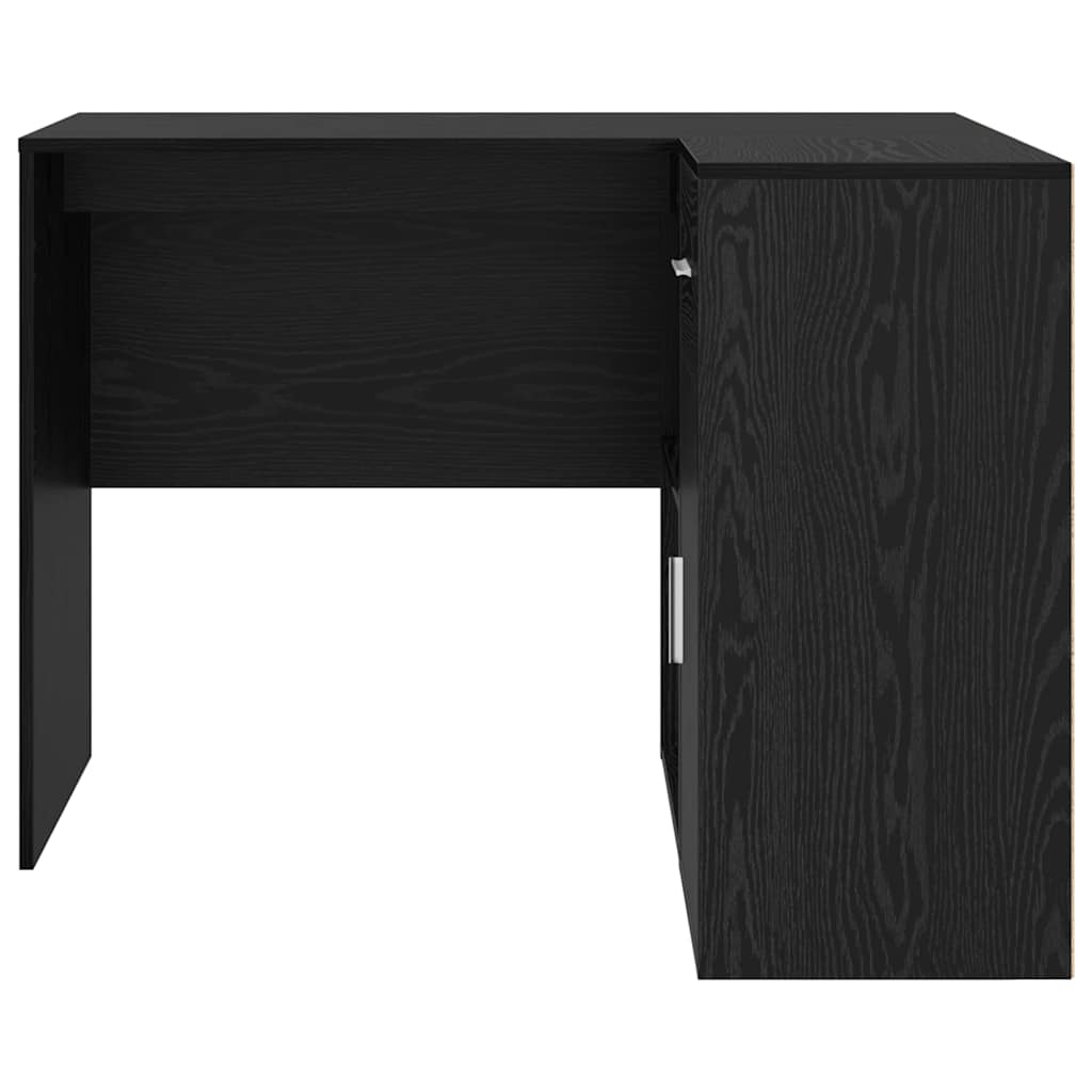 Hoekbureau met lade Zwart Eiken 102 x 88 x 75 cm is nu te koop bij PeponiXL, paradijselijk wonen!