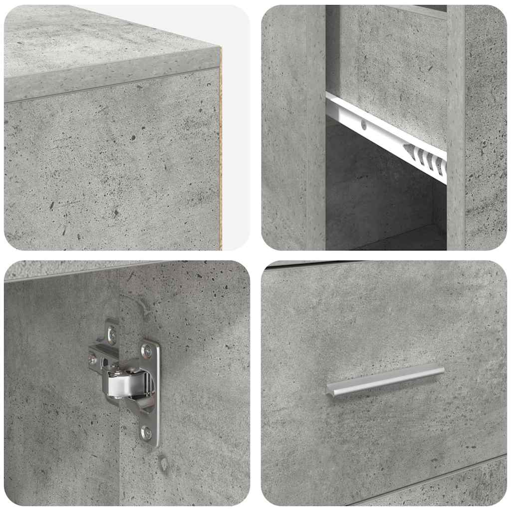 Hoekbureau met lade Beton Grijs 102 x 88 x 75 cm is nu te koop bij PeponiXL, paradijselijk wonen!