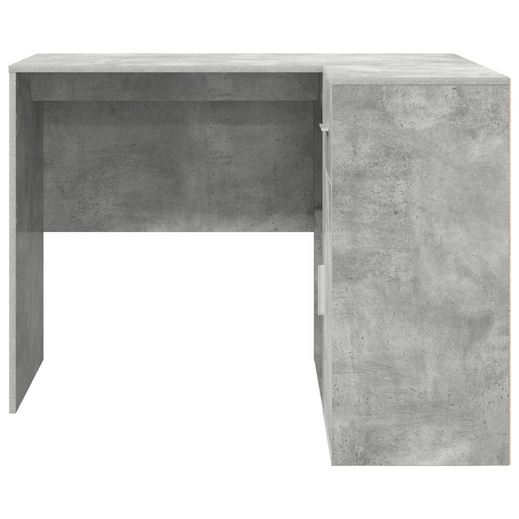 Hoekbureau met lade Beton Grijs 102 x 88 x 75 cm is nu te koop bij PeponiXL, paradijselijk wonen!