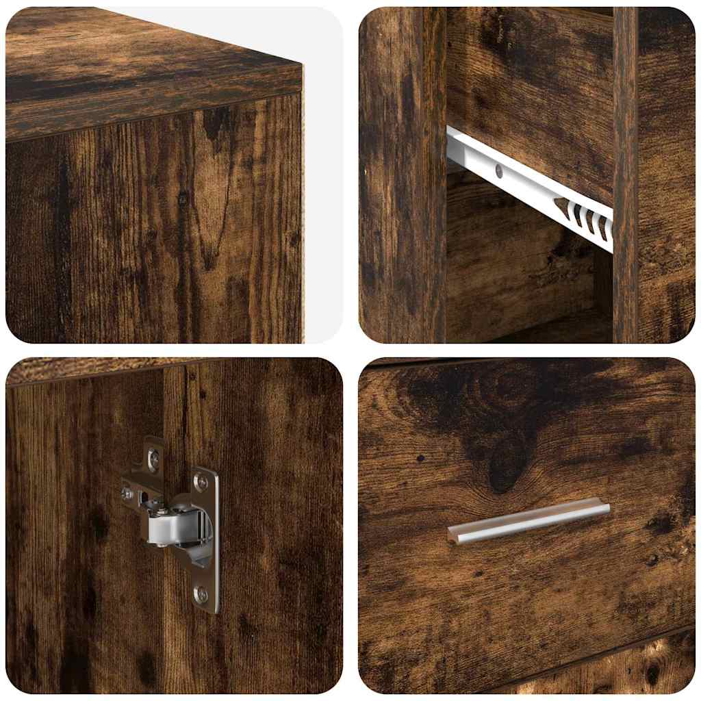 Hoekbureau met lade Gerookt eiken 102 x 88 x 75 cm is nu te koop bij PeponiXL, paradijselijk wonen!