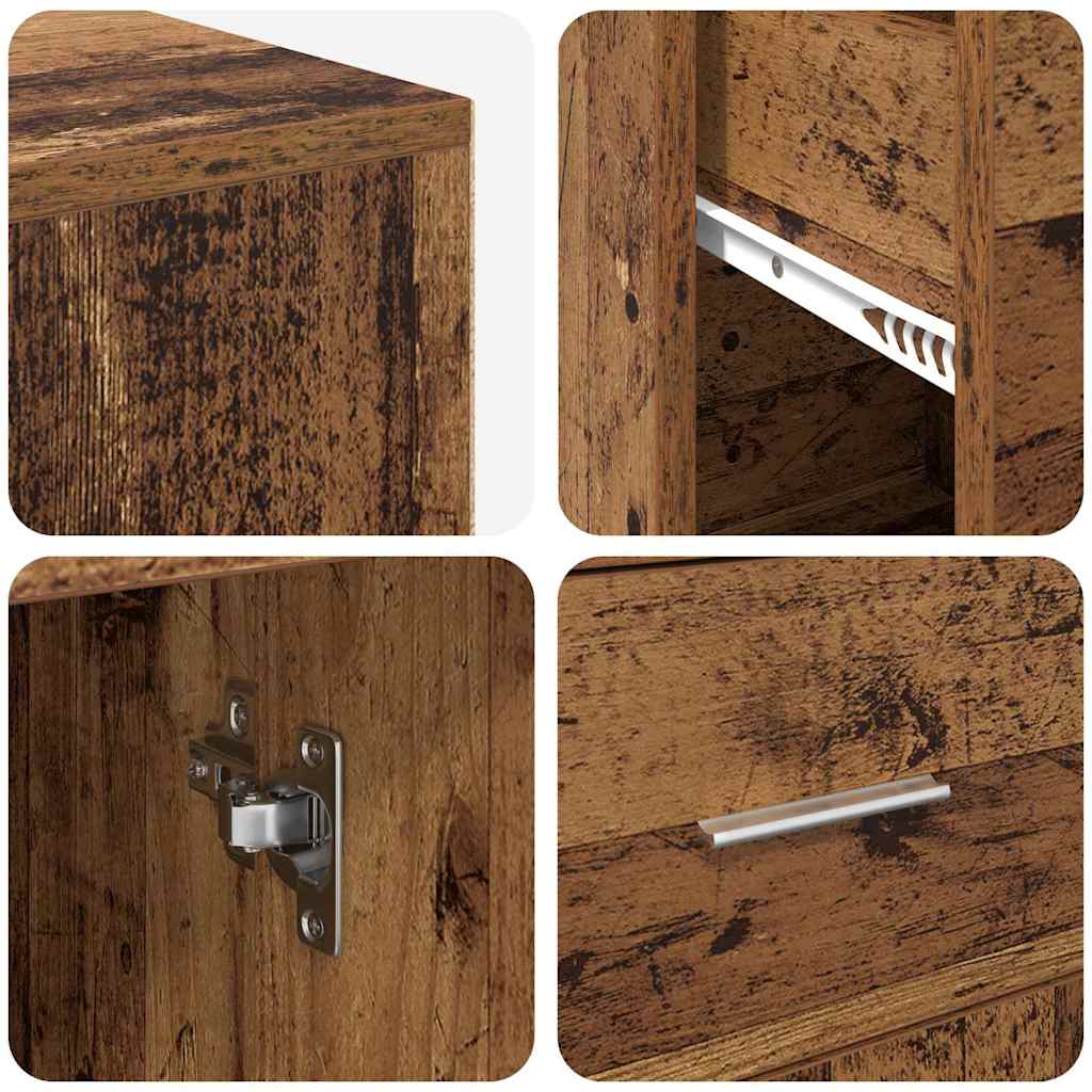 Hoekbureau met lade Oudhout 102 x 88 x 75 cm is nu te koop bij PeponiXL, paradijselijk wonen!