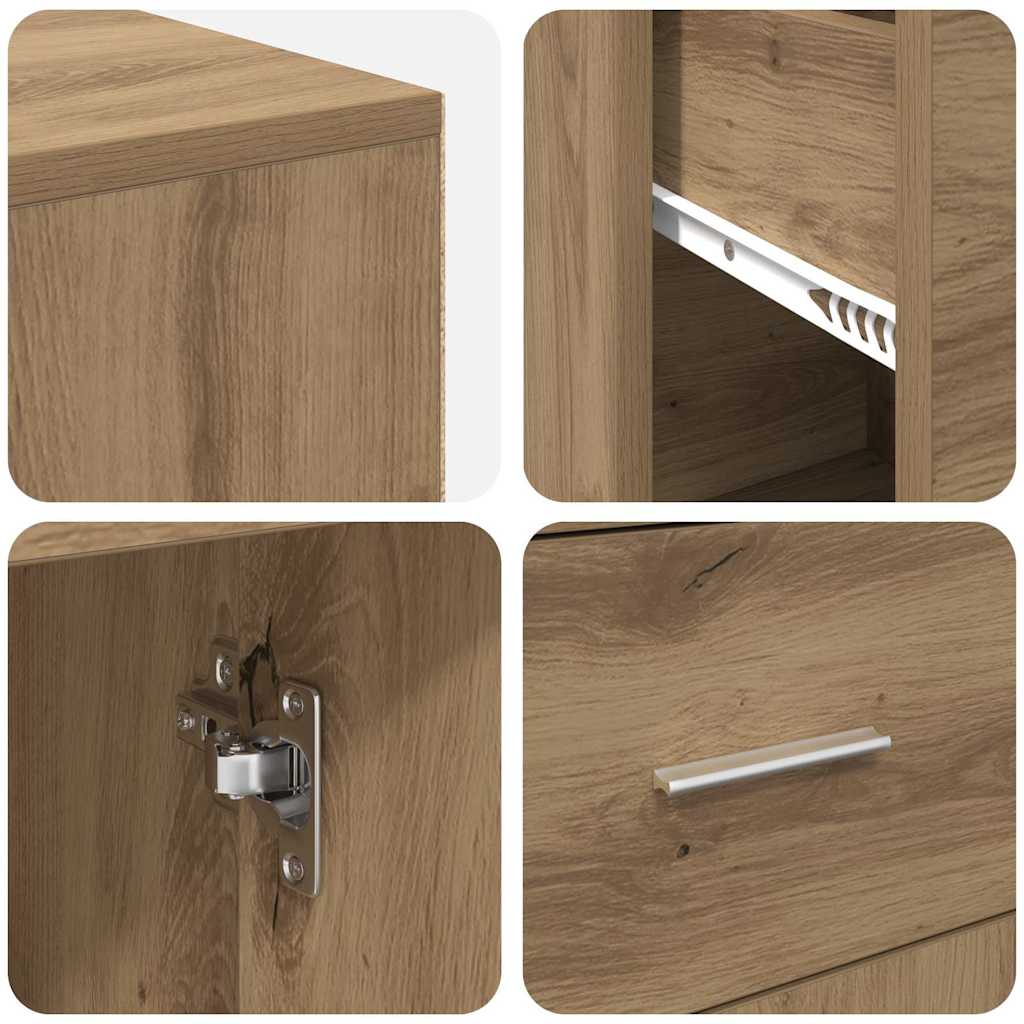 Hoekbureau met lade Artisan Eiken 102 x 88 x 75 cm is nu te koop bij PeponiXL, paradijselijk wonen!