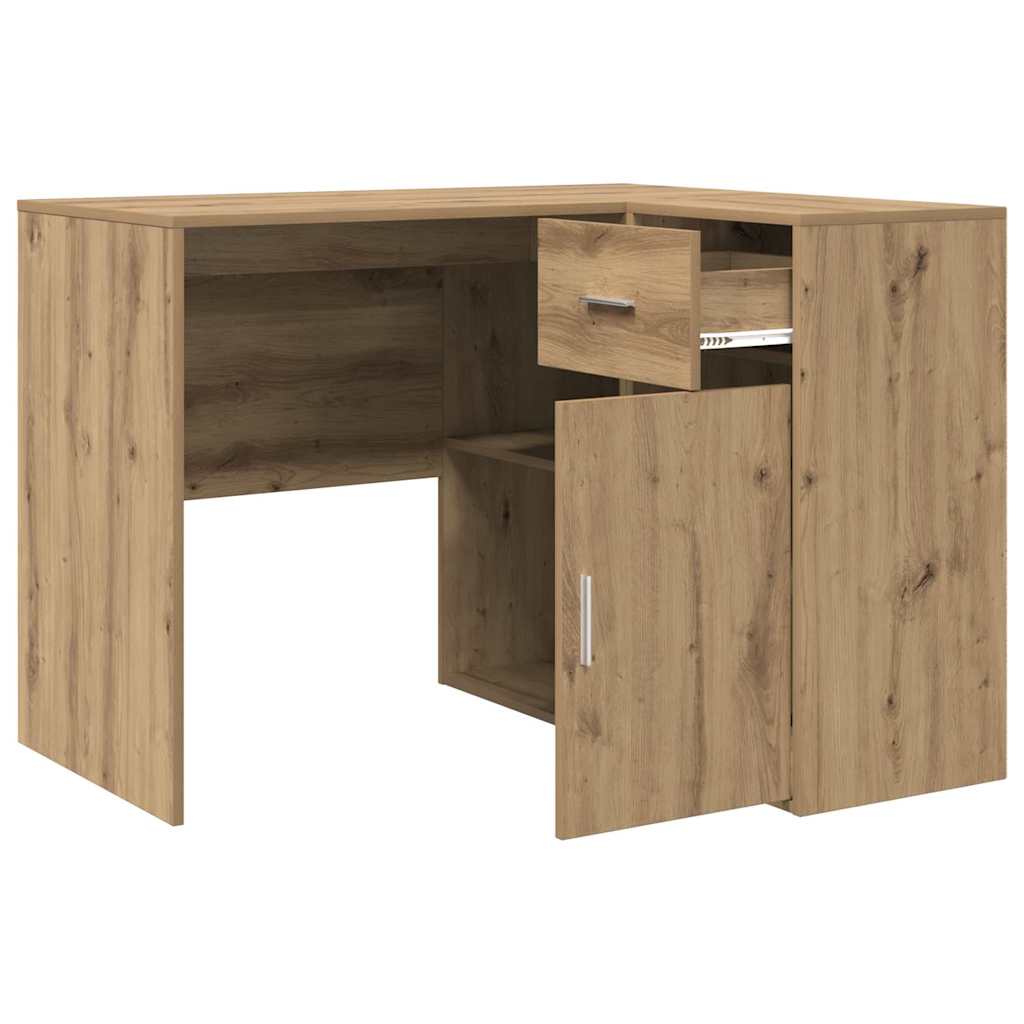 Hoekbureau met lade Artisan Eiken 102 x 88 x 75 cm is nu te koop bij PeponiXL, paradijselijk wonen!