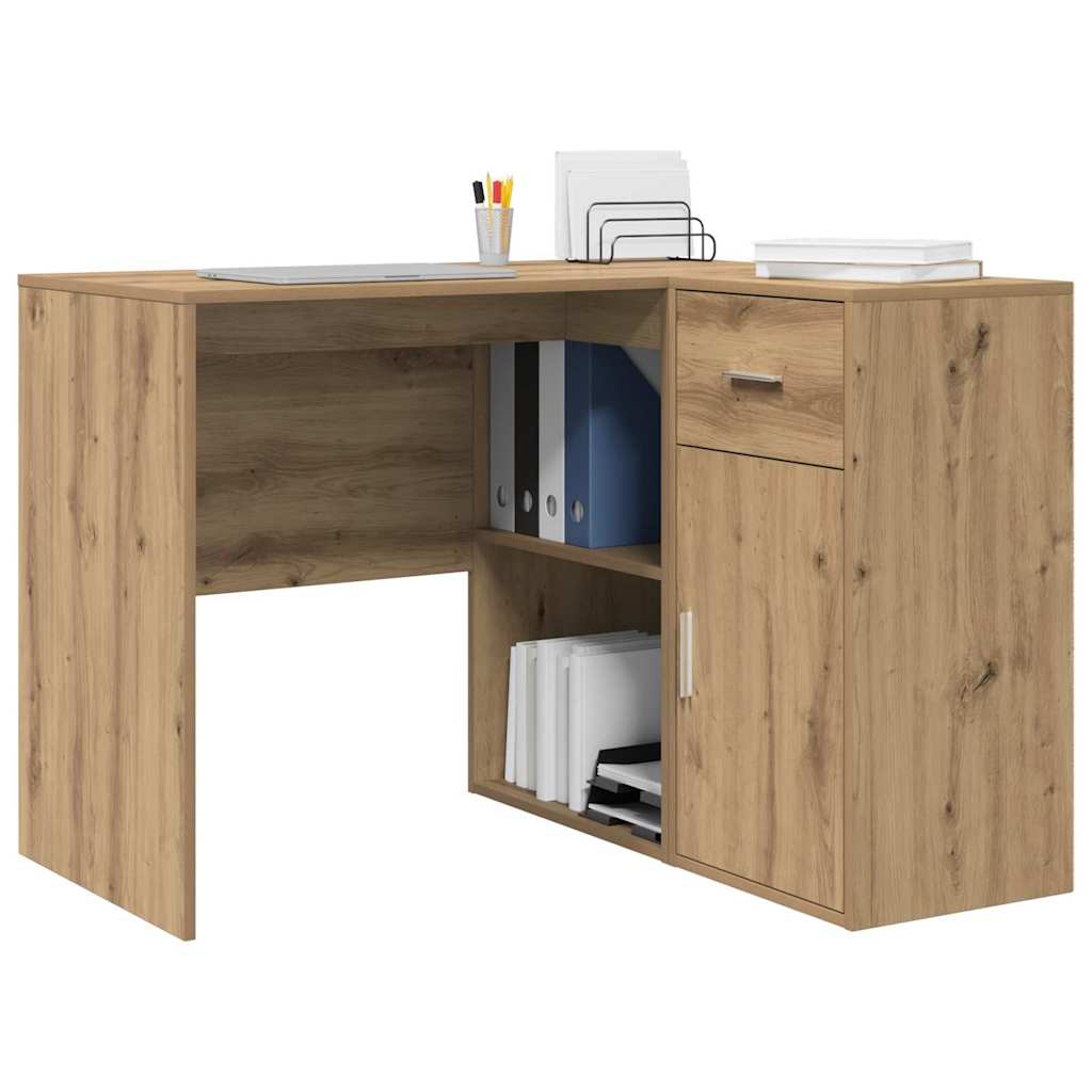 Hoekbureau met lade Artisan Eiken 102 x 88 x 75 cm is nu te koop bij PeponiXL, paradijselijk wonen!