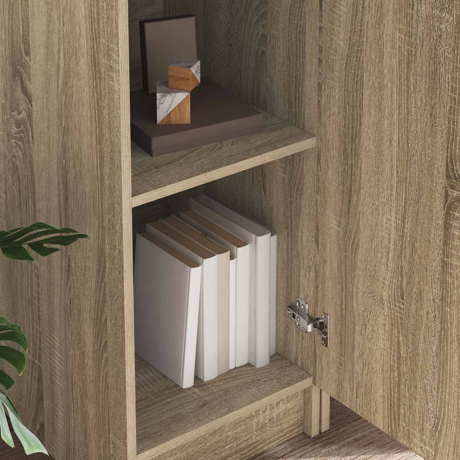 Bureau 2 pcs Sonoma Eiken is nu te koop bij PeponiXL, paradijselijk wonen!
