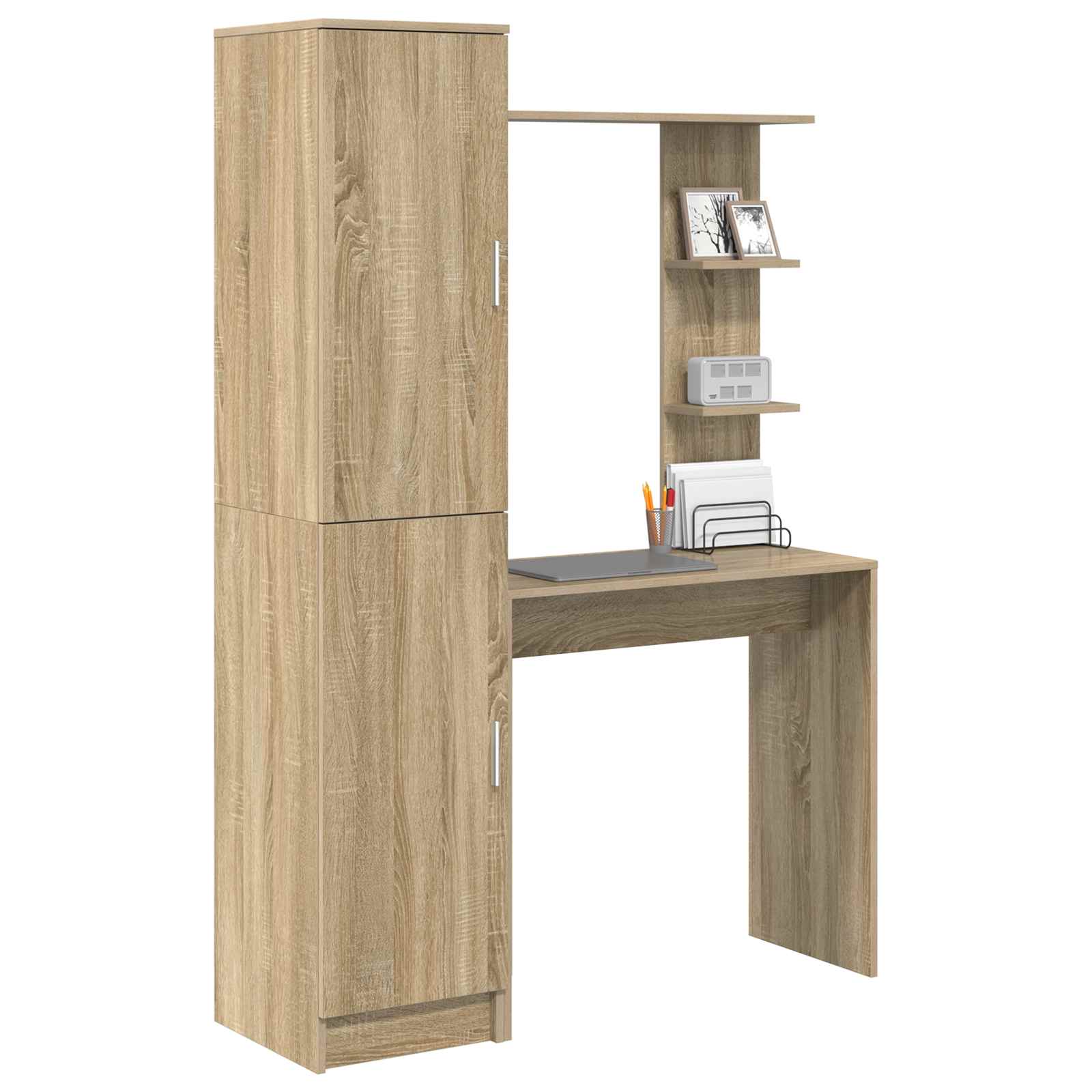 Bureau 2 pcs Sonoma Eiken is nu te koop bij PeponiXL, paradijselijk wonen!