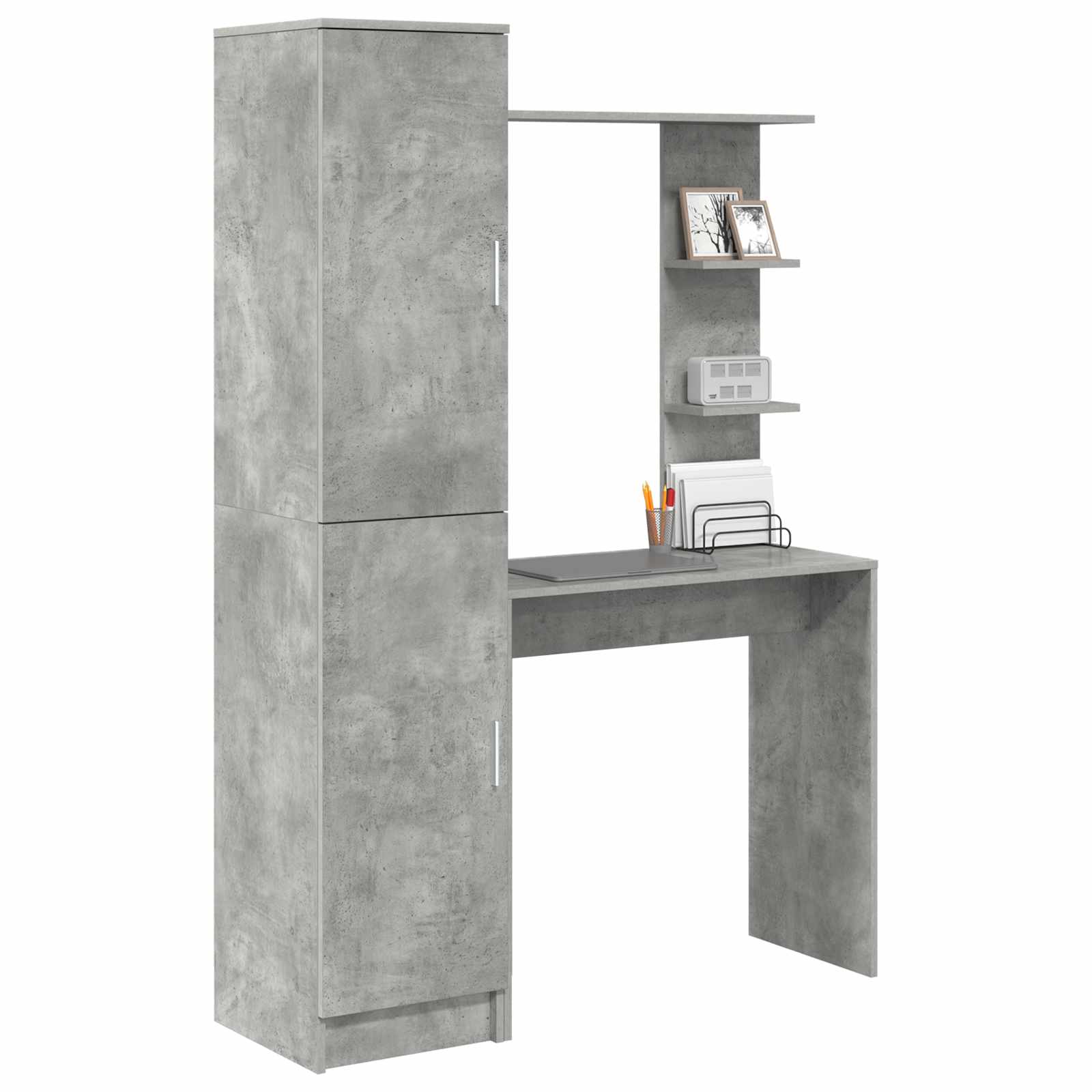 Bureau 2 pcs Beton Grijs is nu te koop bij PeponiXL, paradijselijk wonen!