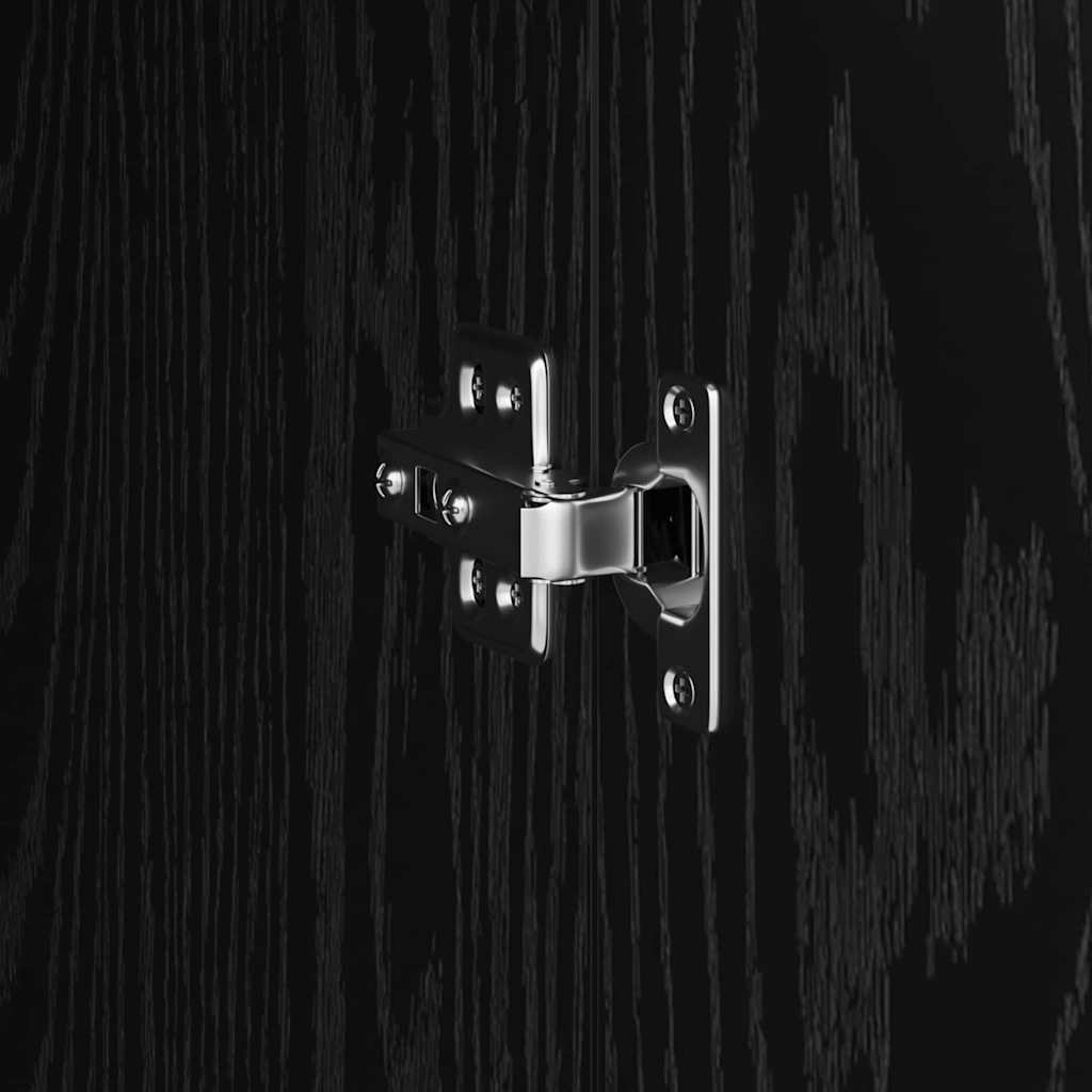 Bureau 2 pcs Zwart Eiken is nu te koop bij PeponiXL, paradijselijk wonen!