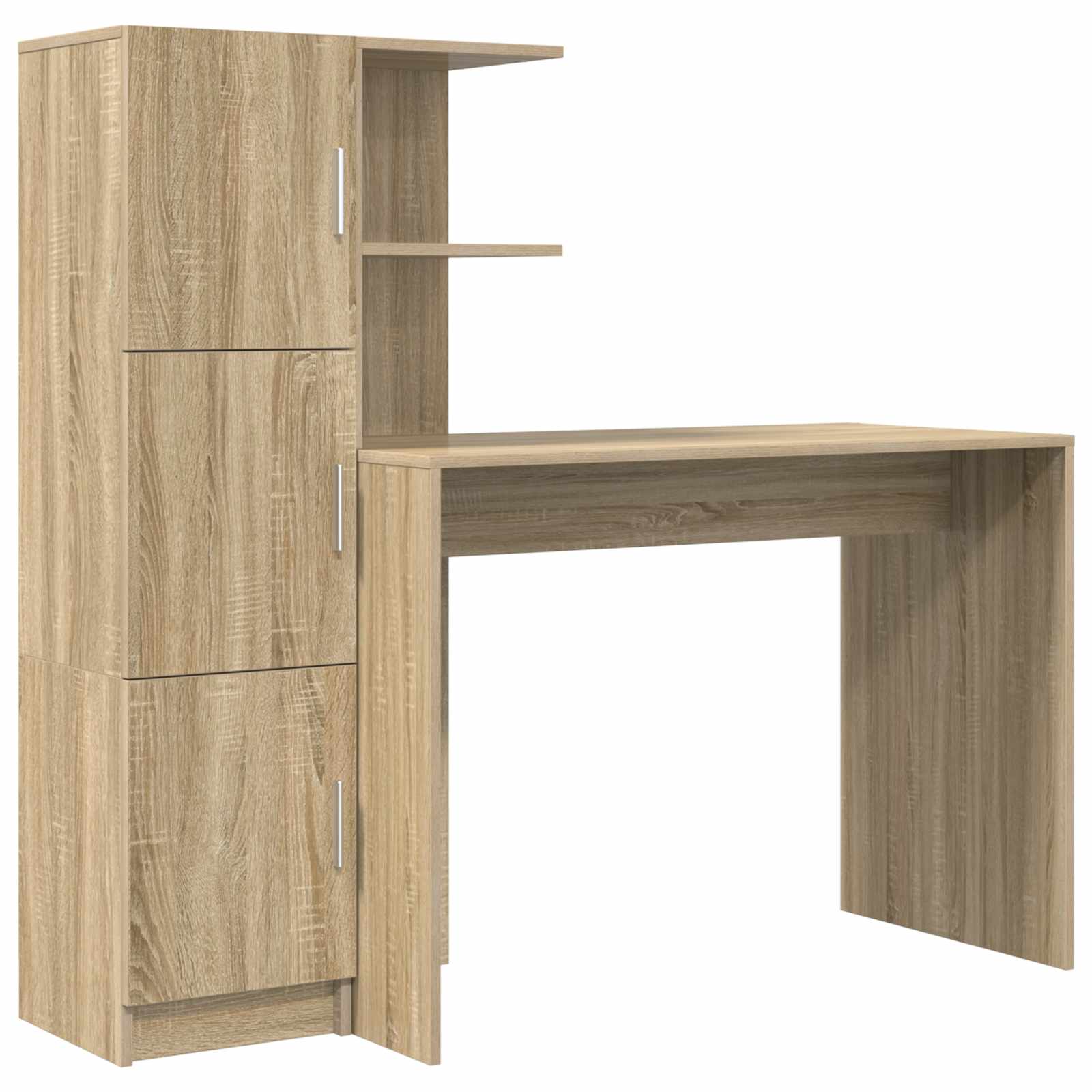 Bureau 2 pcs Sonoma Eiken is nu te koop bij PeponiXL, paradijselijk wonen!