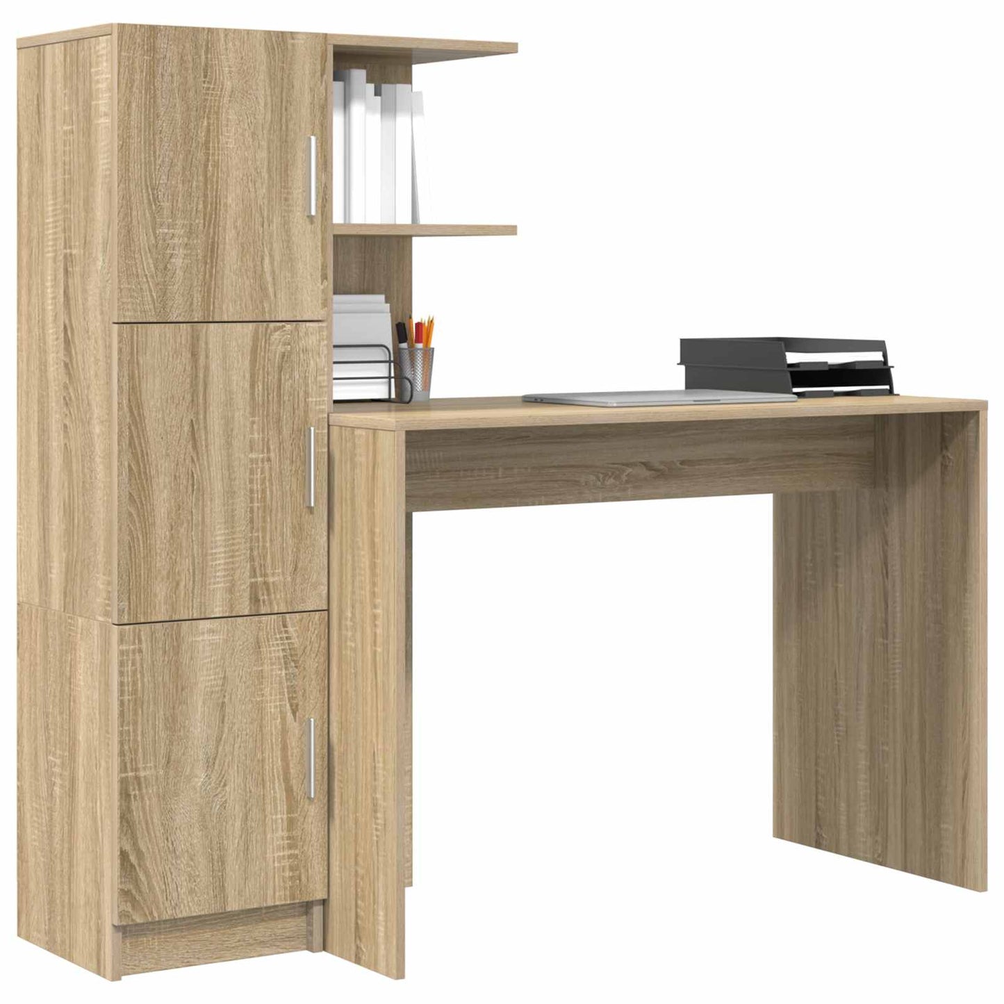 Bureau 2 pcs Sonoma Eiken is nu te koop bij PeponiXL, paradijselijk wonen!