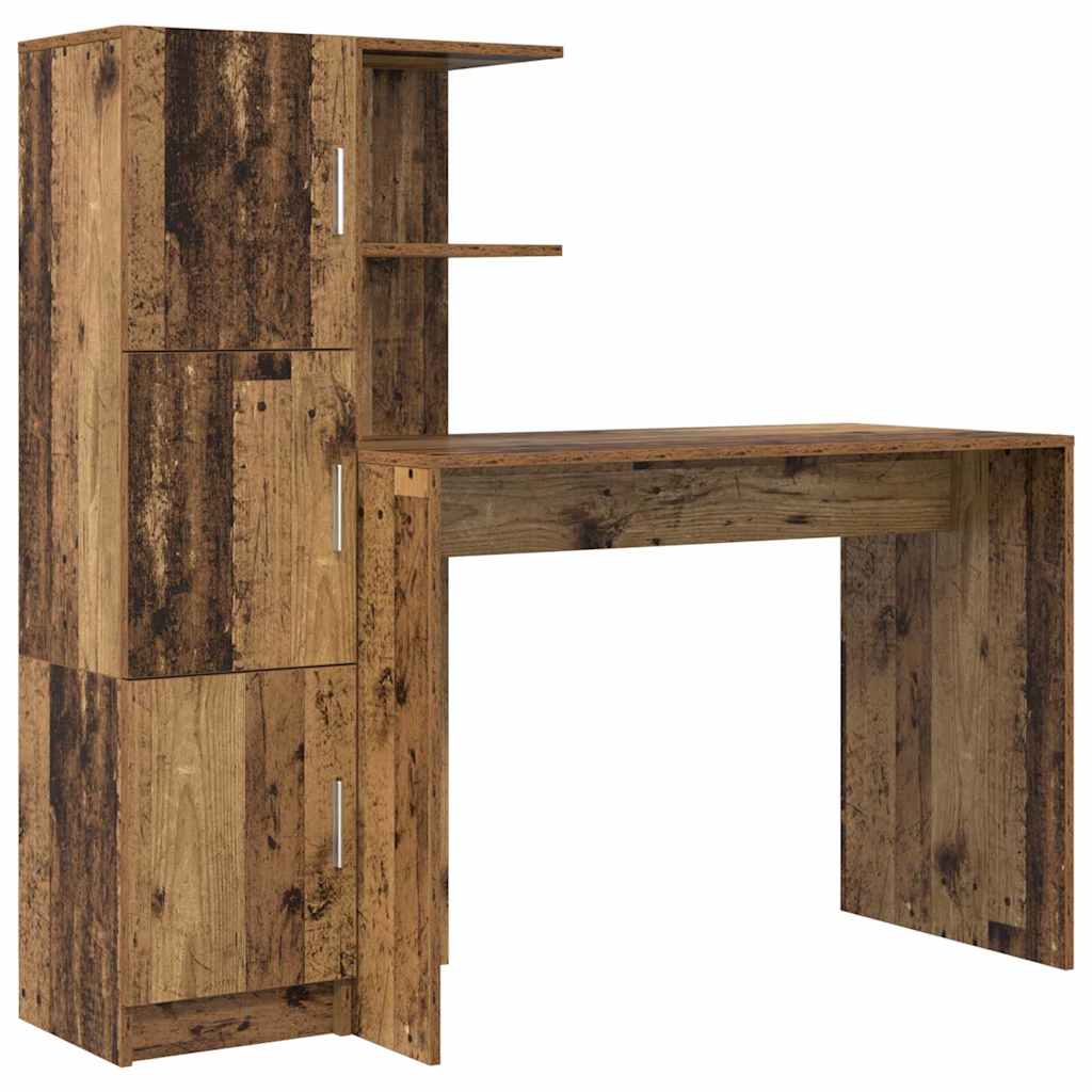 Bureau 2 pcs Oudhout is nu te koop bij PeponiXL, paradijselijk wonen!