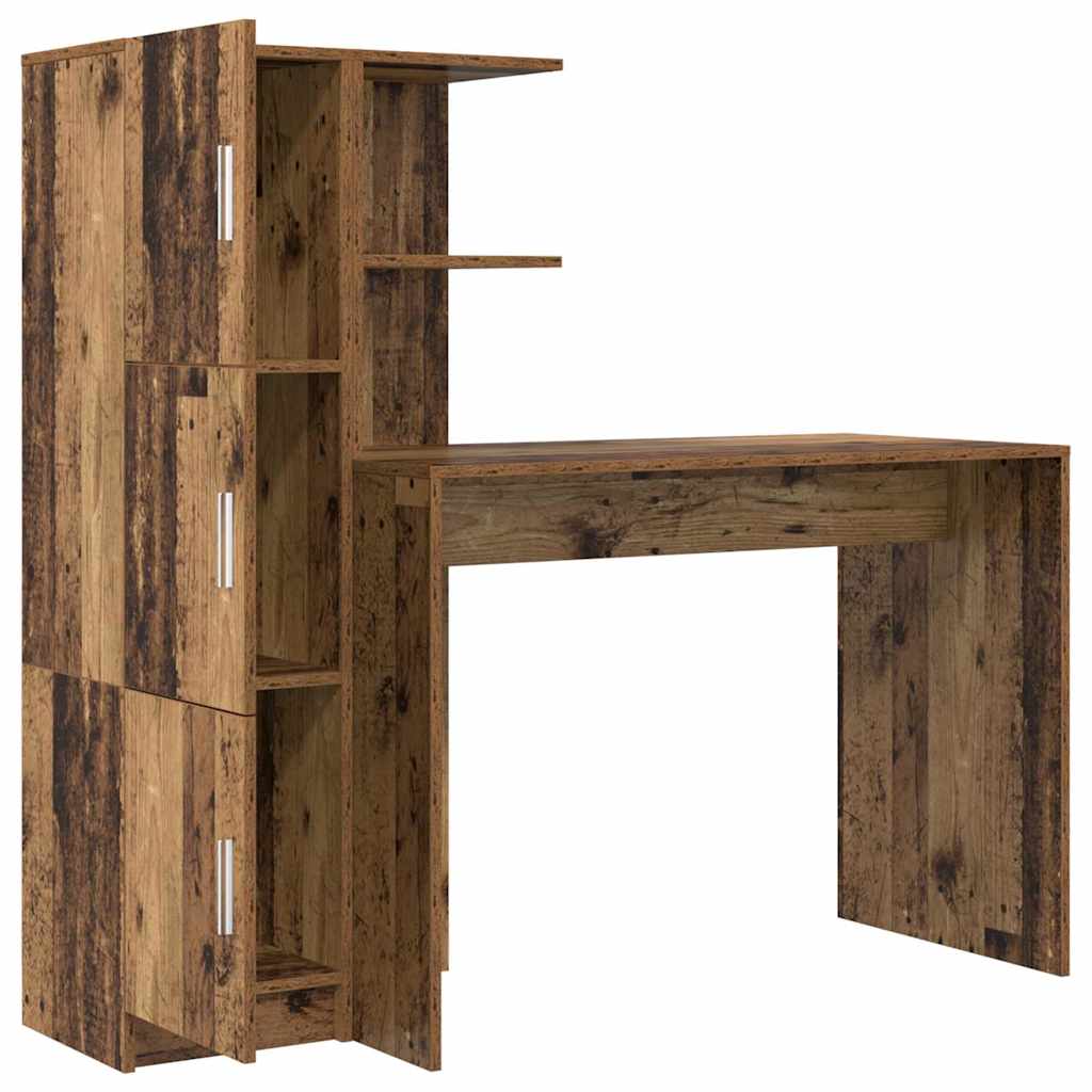 Bureau 2 pcs Oudhout is nu te koop bij PeponiXL, paradijselijk wonen!