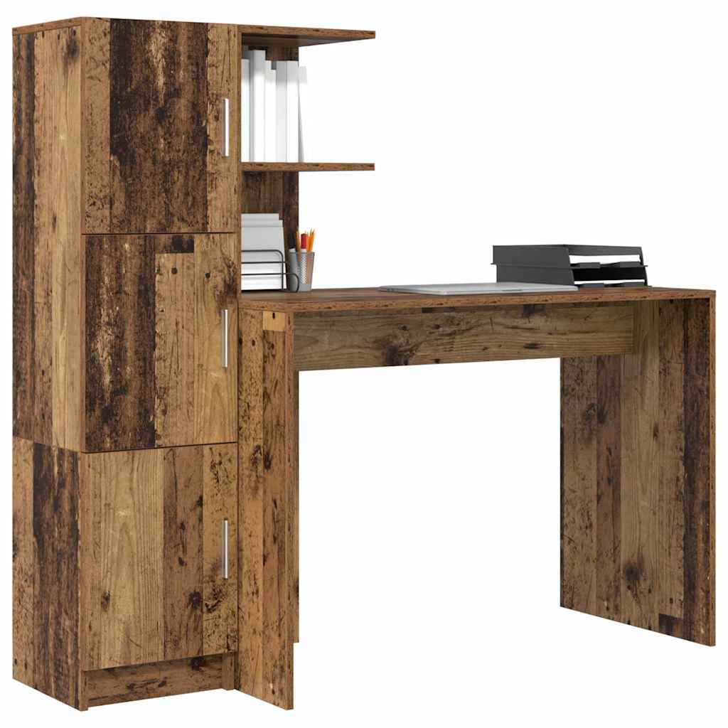Bureau 2 pcs Oudhout is nu te koop bij PeponiXL, paradijselijk wonen!