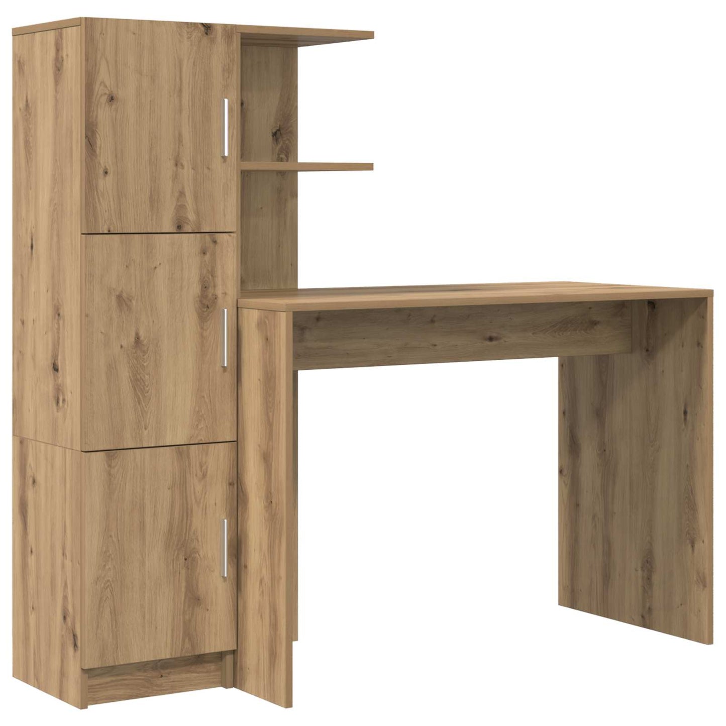 Bureau Artisan Eiken 133.5 x 50 x 124 cm 2 st is nu te koop bij PeponiXL, paradijselijk wonen!