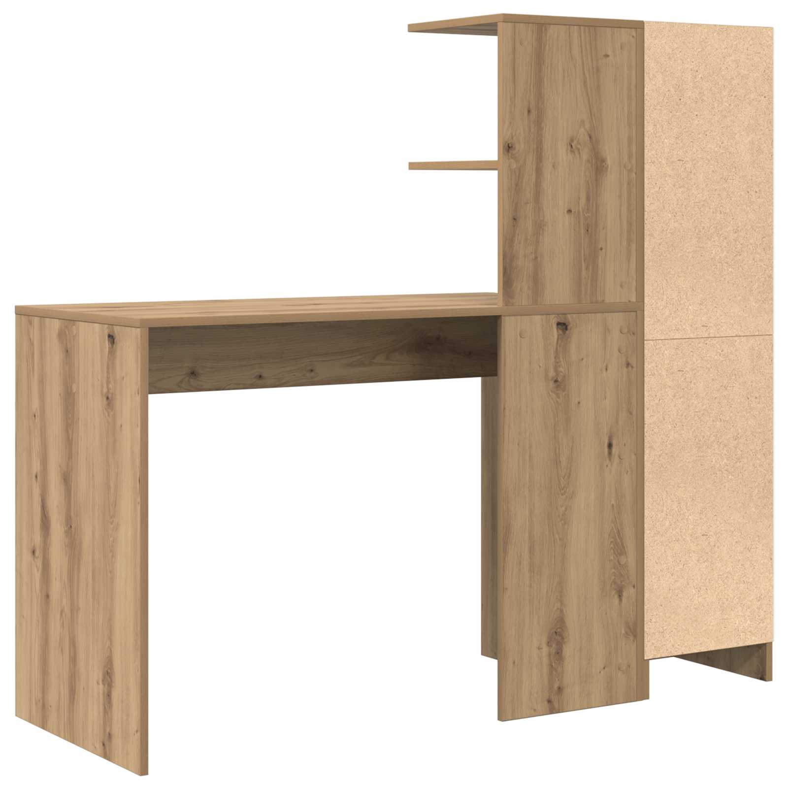 Bureau Artisan Eiken 133.5 x 50 x 124 cm 2 st is nu te koop bij PeponiXL, paradijselijk wonen!