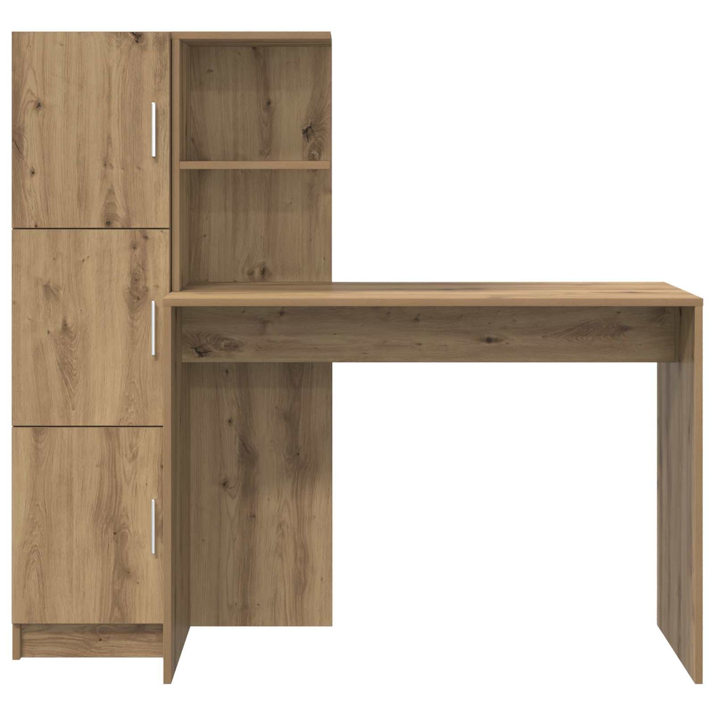 Bureau Artisan Eiken 133.5 x 50 x 124 cm 2 st is nu te koop bij PeponiXL, paradijselijk wonen!