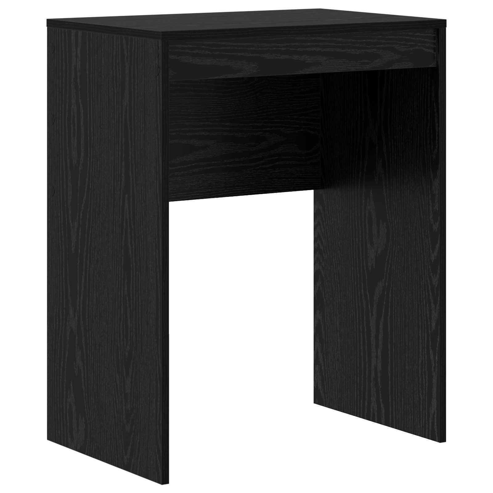 Bureau met lade met plank met opslag 2 pcs Zwart Eiken is nu te koop bij PeponiXL, paradijselijk wonen!