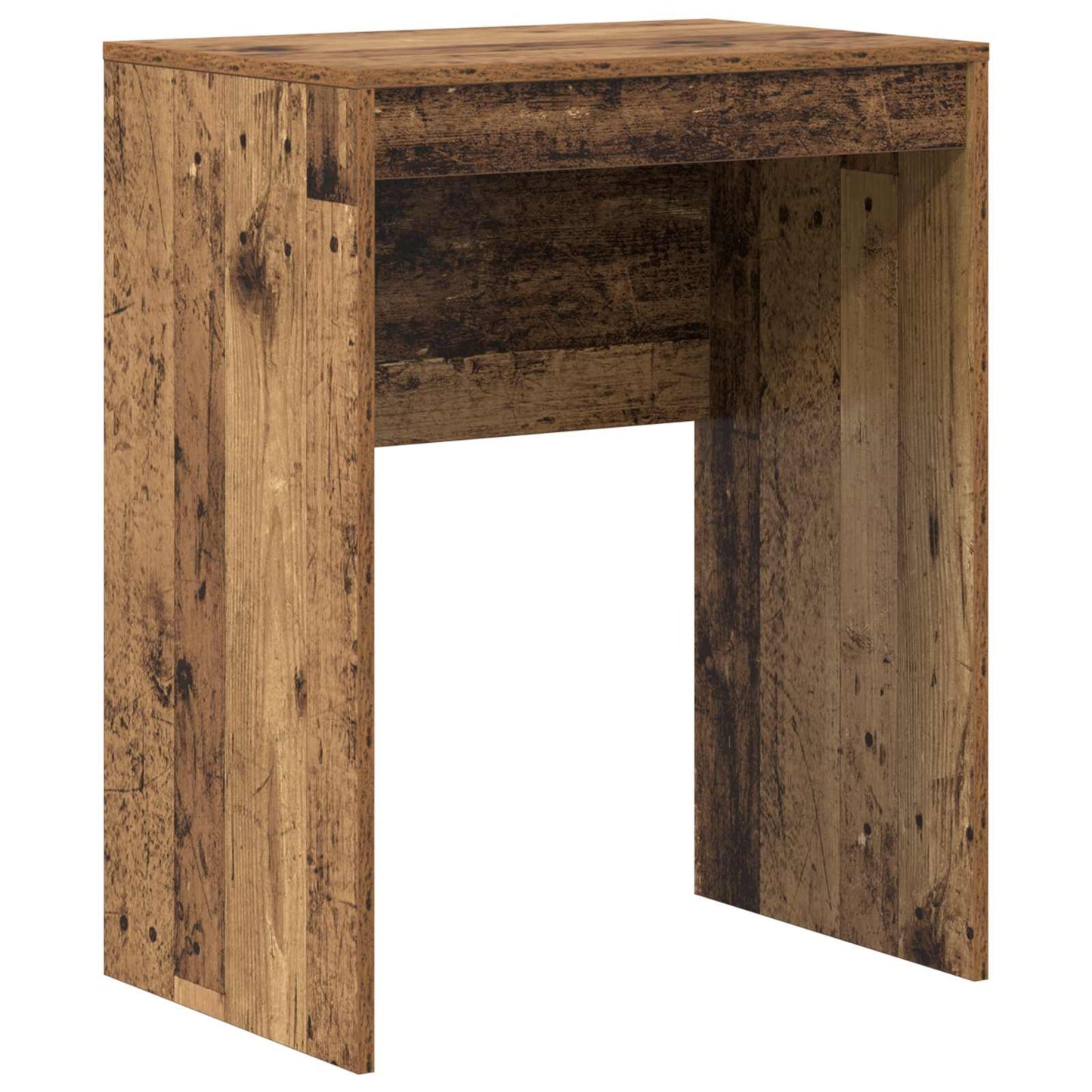 Bureau met lade met plank met opslag 2 pcs Oudhout is nu te koop bij PeponiXL, paradijselijk wonen!
