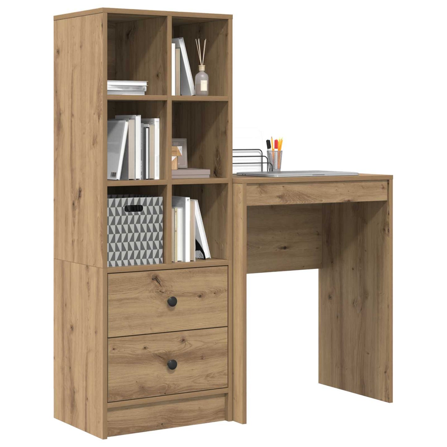 Bureau Artisan Eiken 105,5 x 34 x 127 cm 2 st