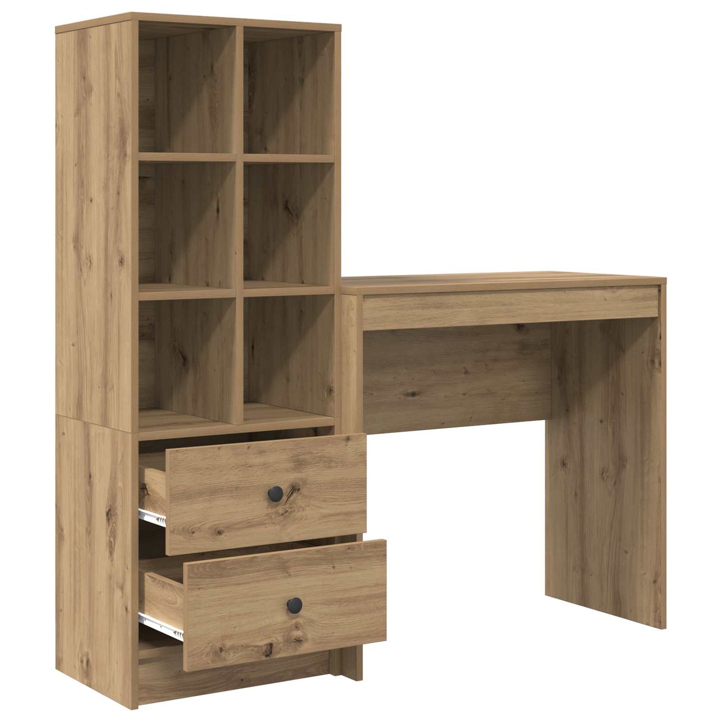 Bureau Artisan Eiken 125,5 x 40 x 127 cm 2 st