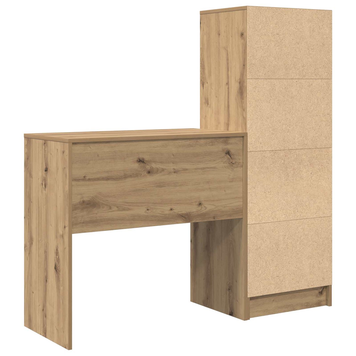 Bureau Artisan Eiken 125,5 x 40 x 127 cm 2 st