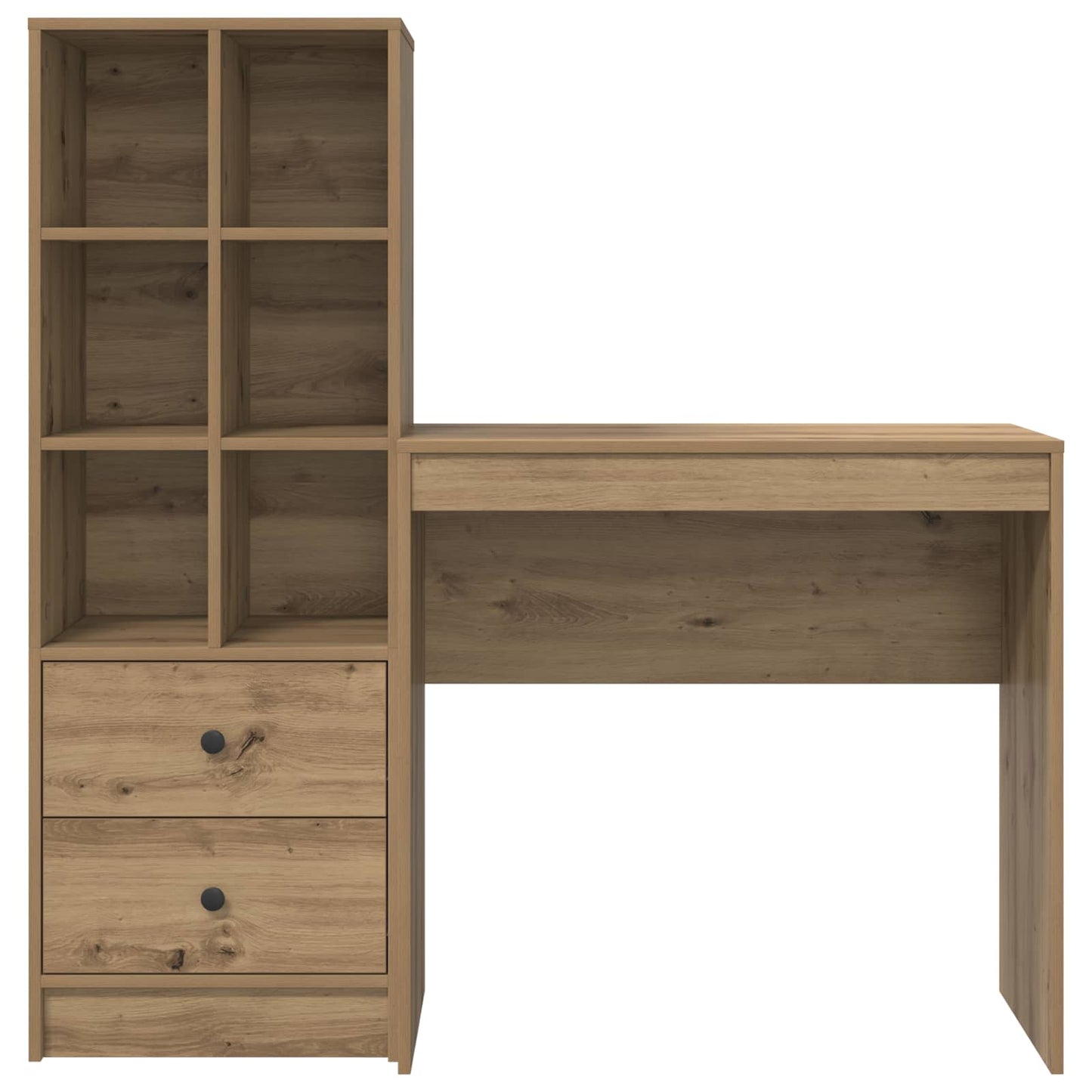 Bureau Artisan Eiken 125,5 x 40 x 127 cm 2 st