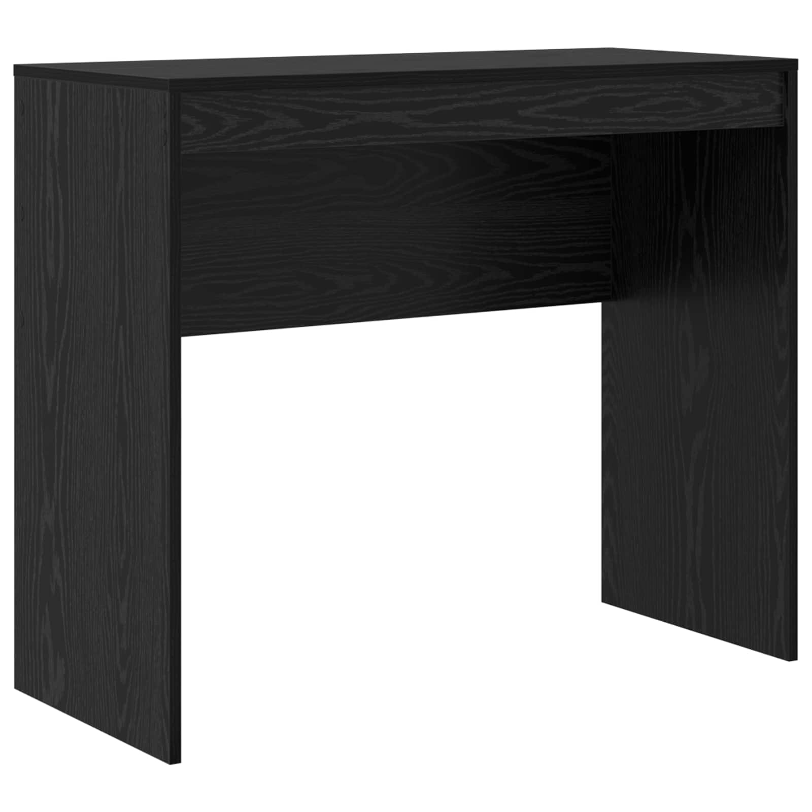 Bureau met lade met plank met opslag 2 pcs Zwart Eiken is nu te koop bij PeponiXL, paradijselijk wonen!