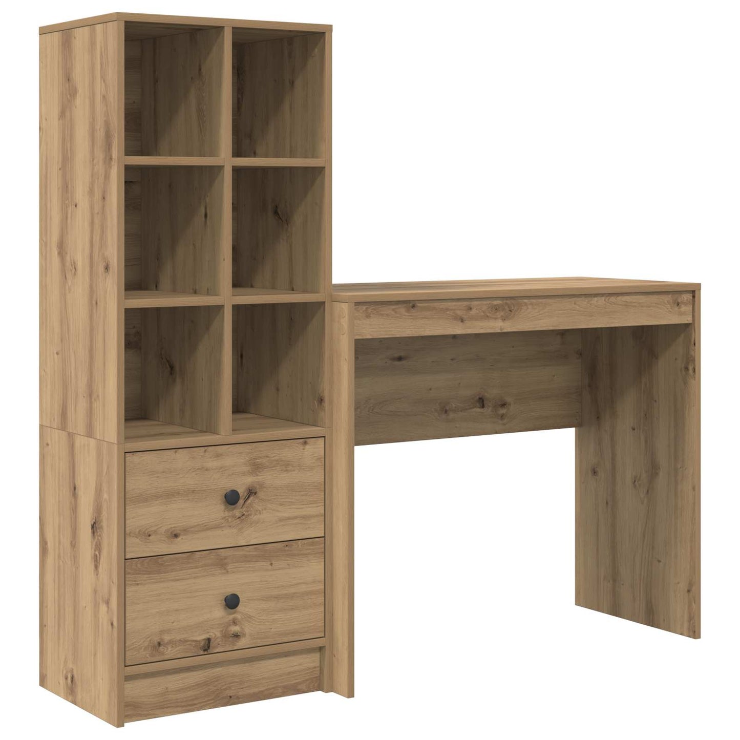 Bureau Artisan Eiken 135,5 x 40 x 127 cm 2 st
