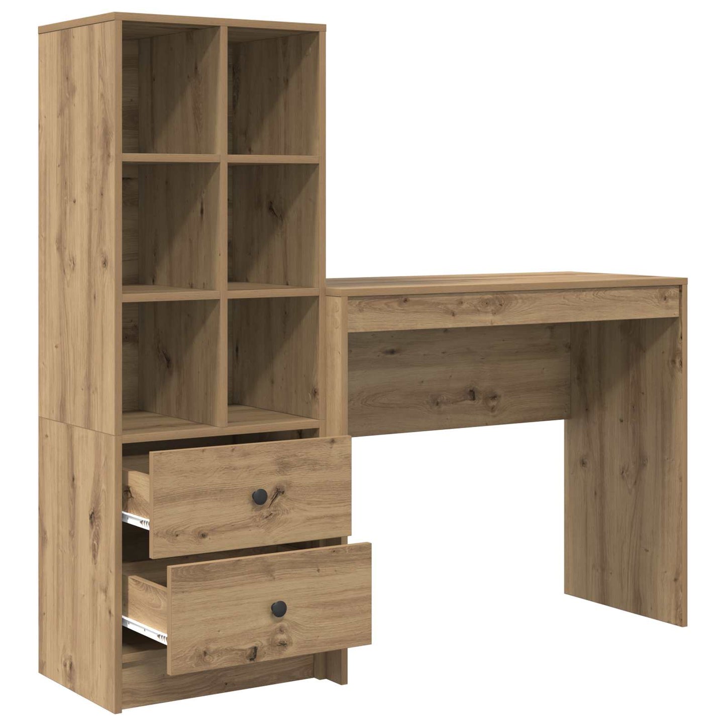 Bureau Artisan Eiken 135,5 x 40 x 127 cm 2 st