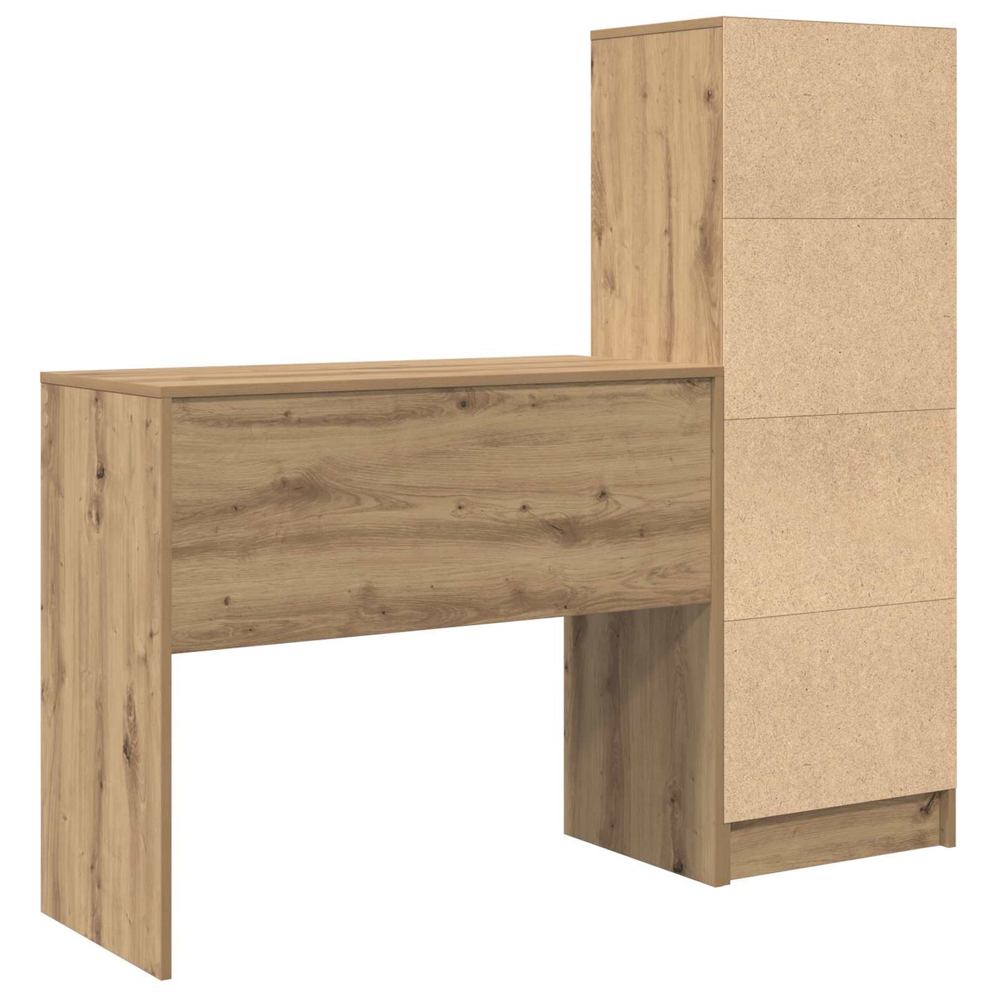 Bureau Artisan Eiken 135,5 x 40 x 127 cm 2 st