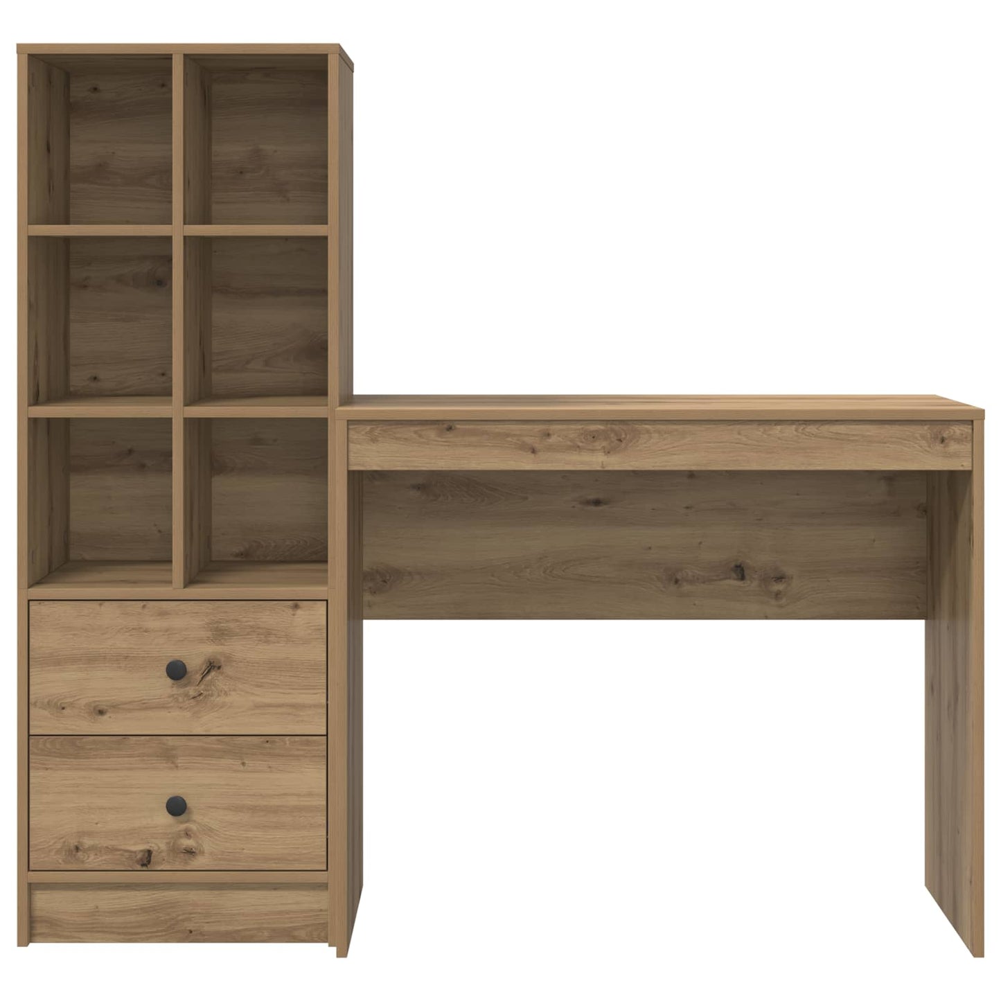 Bureau Artisan Eiken 135,5 x 40 x 127 cm 2 st