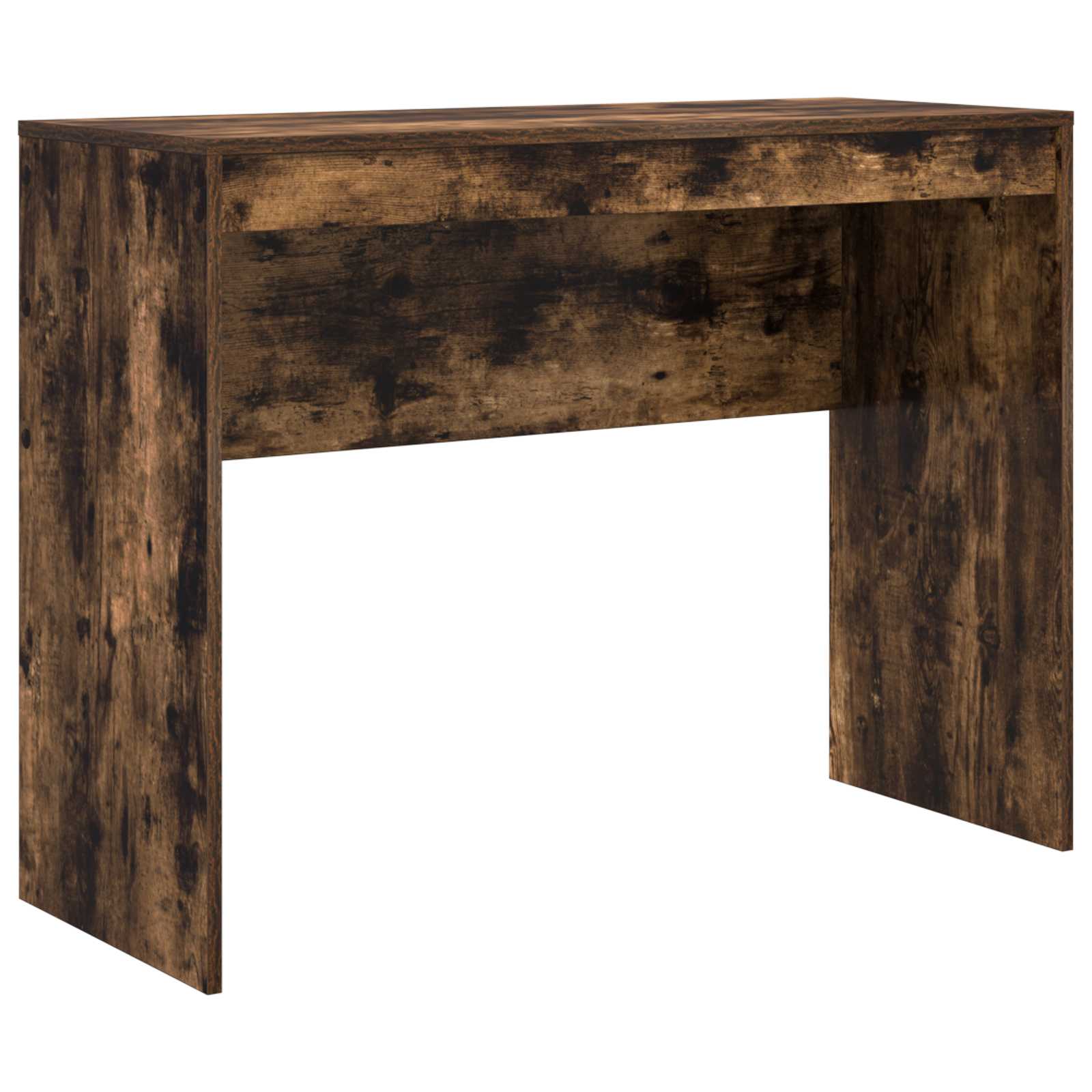 Bureau met lade met plank met opslag 2 pcs Gerookt eiken is nu te koop bij PeponiXL, paradijselijk wonen!