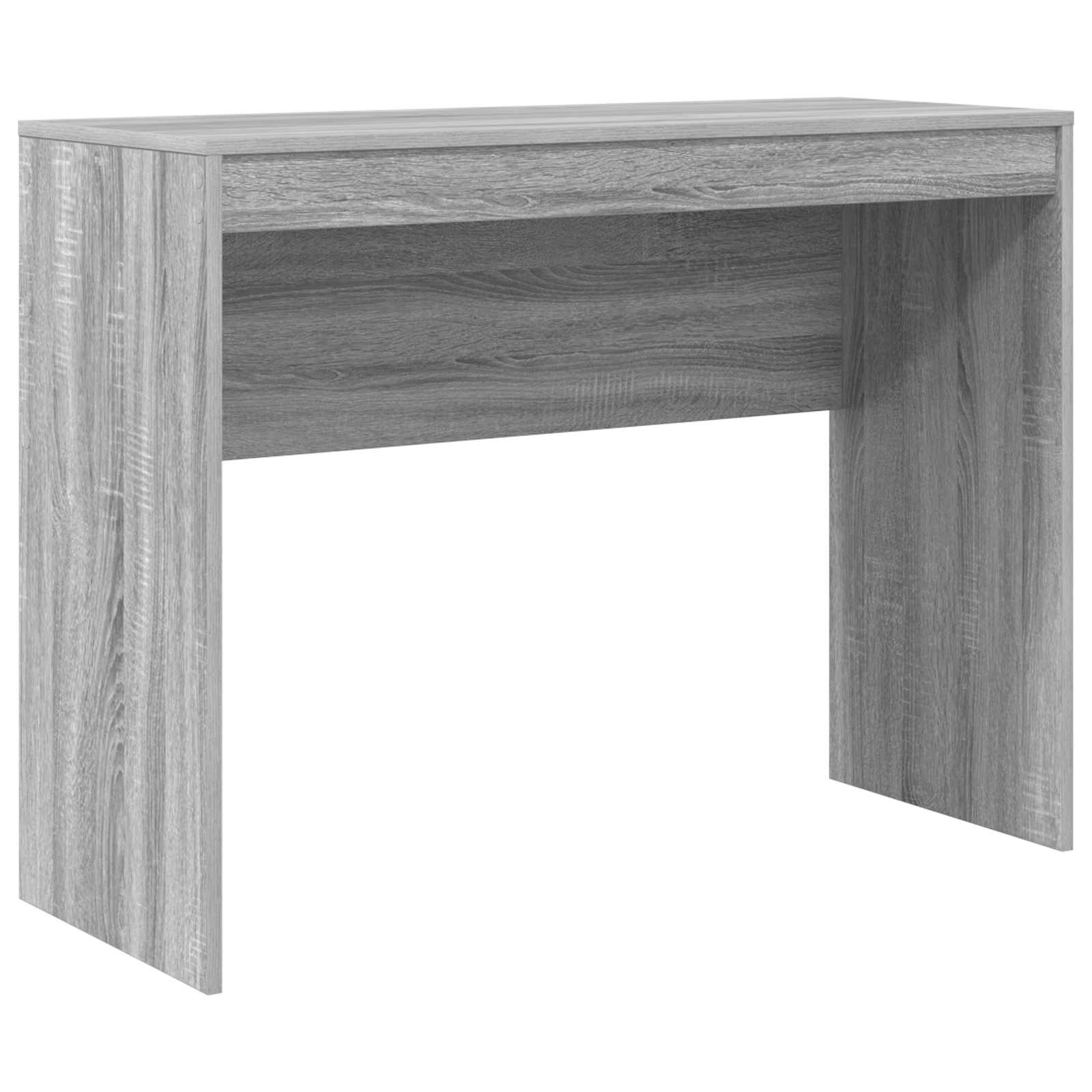 Bureau met lade met plank met opslag 2 pcs Grijs Sonoma is nu te koop bij PeponiXL, paradijselijk wonen!