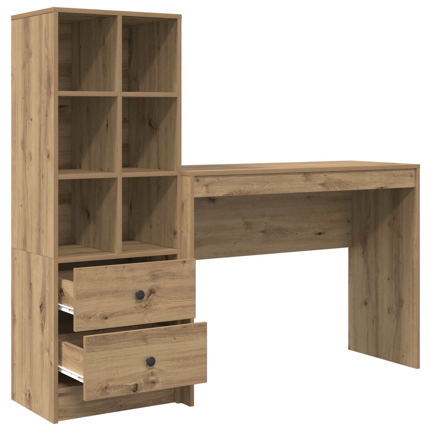 Bureau Artisan Eiken 145,5 x 40 x 127 cm 2 st