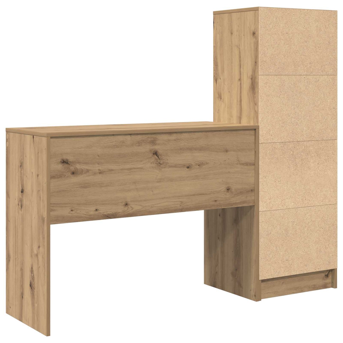 Bureau Artisan Eiken 145,5 x 40 x 127 cm 2 st
