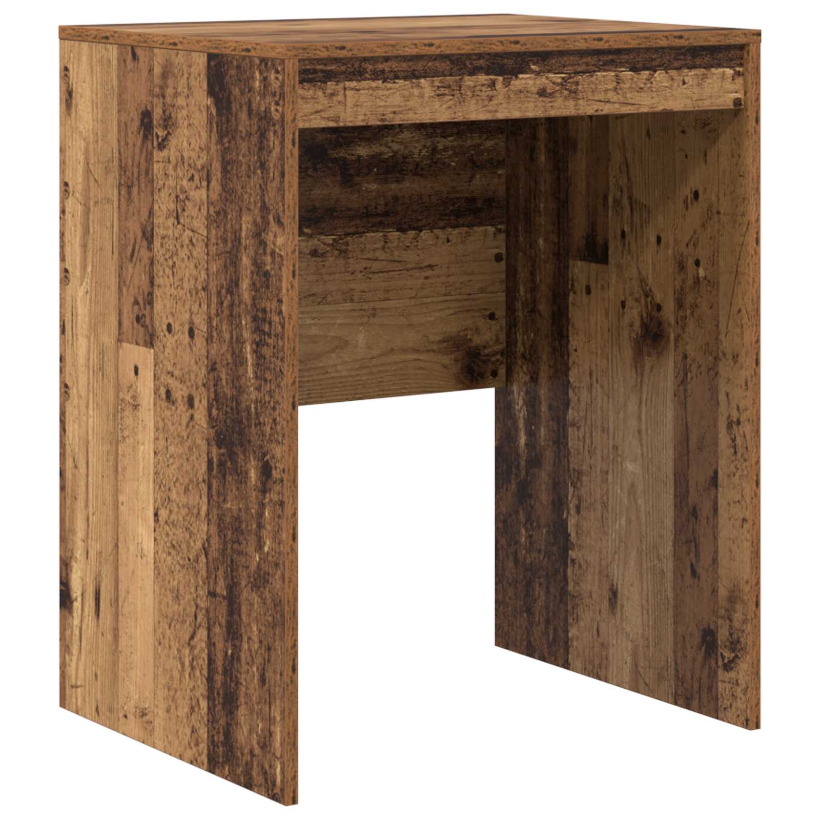 Bureau met lade met plank met opslag 2 pcs Oudhout is nu te koop bij PeponiXL, paradijselijk wonen!