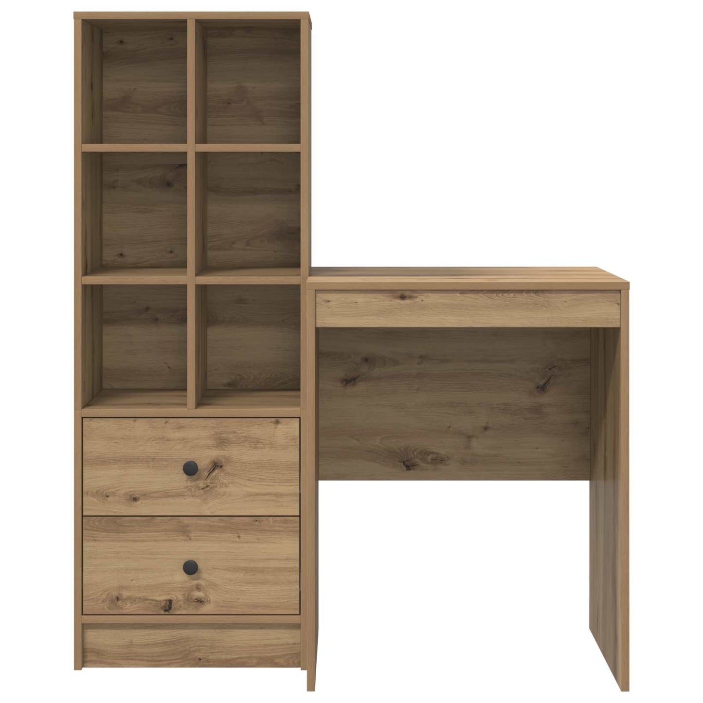 Bureau Artisan Eiken 105,5 x 50 x 127 cm 2 st is nu te koop bij PeponiXL, paradijselijk wonen!